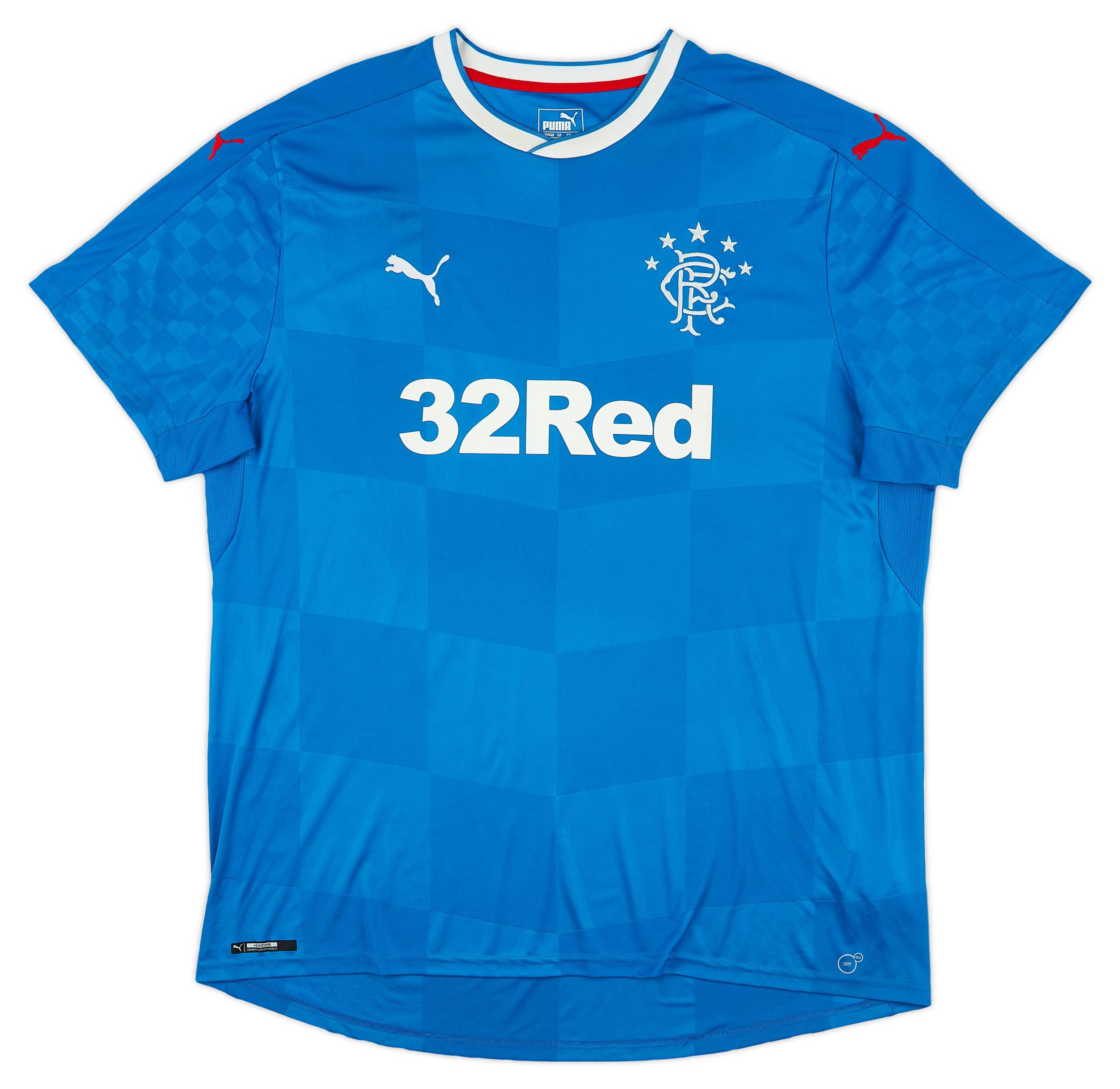 2016-18 Rangers Home Shirt - 9/10 - (3XL)
