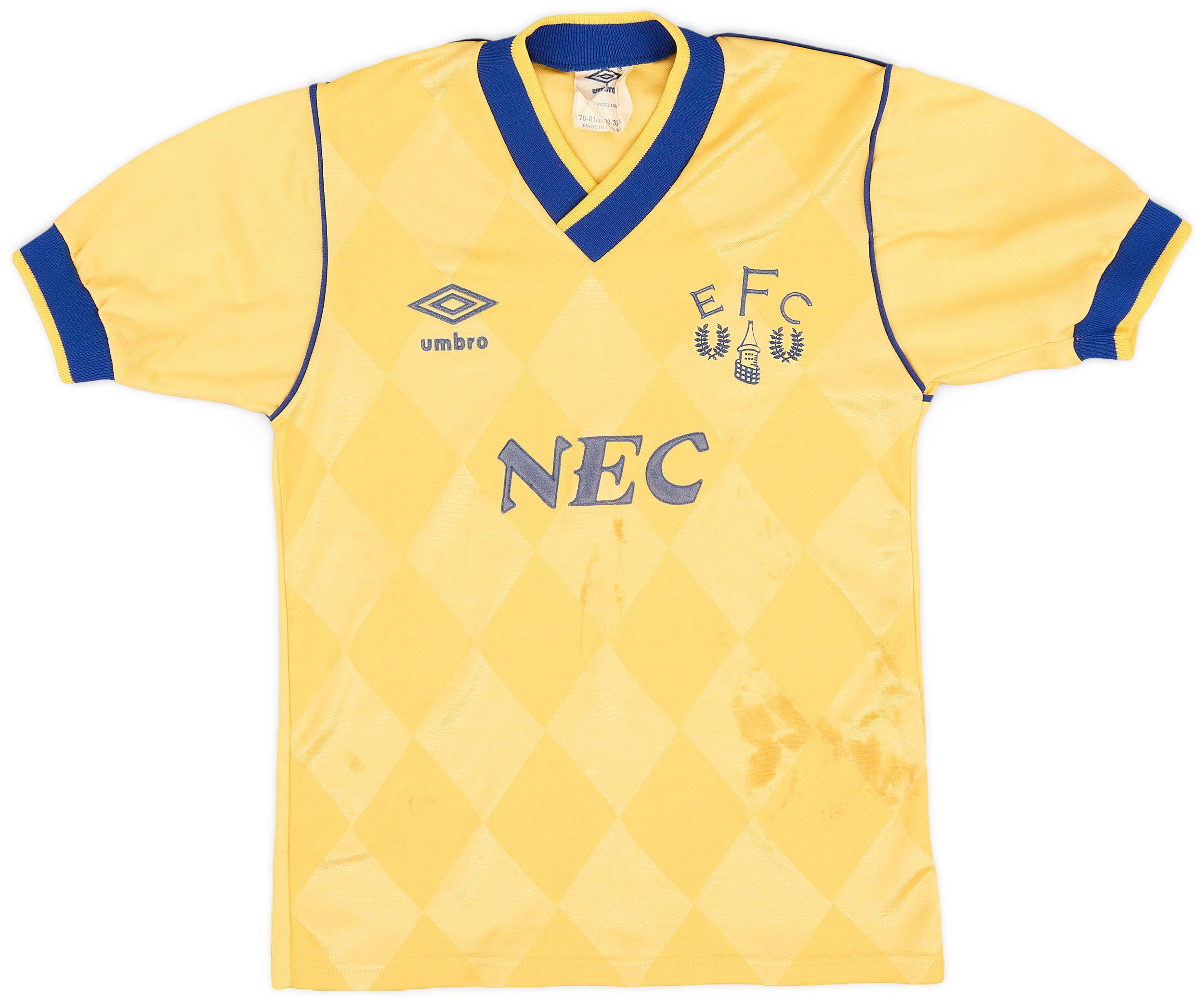 1986-88 Everton Away Shirt - 5/10 - (M.Boys)