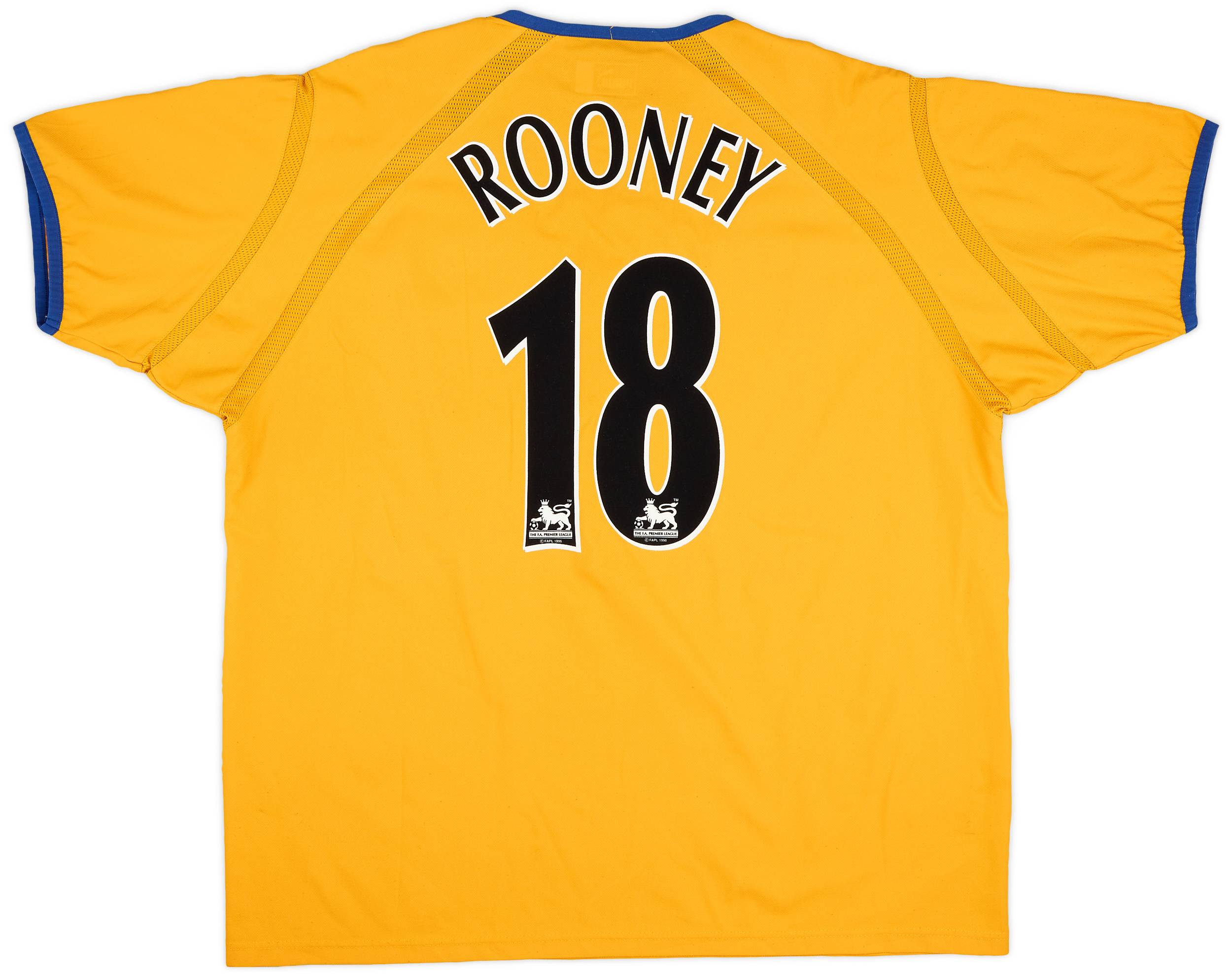 2003-04 Everton Away Shirt Rooney #18  - 9/10 - (XXL)