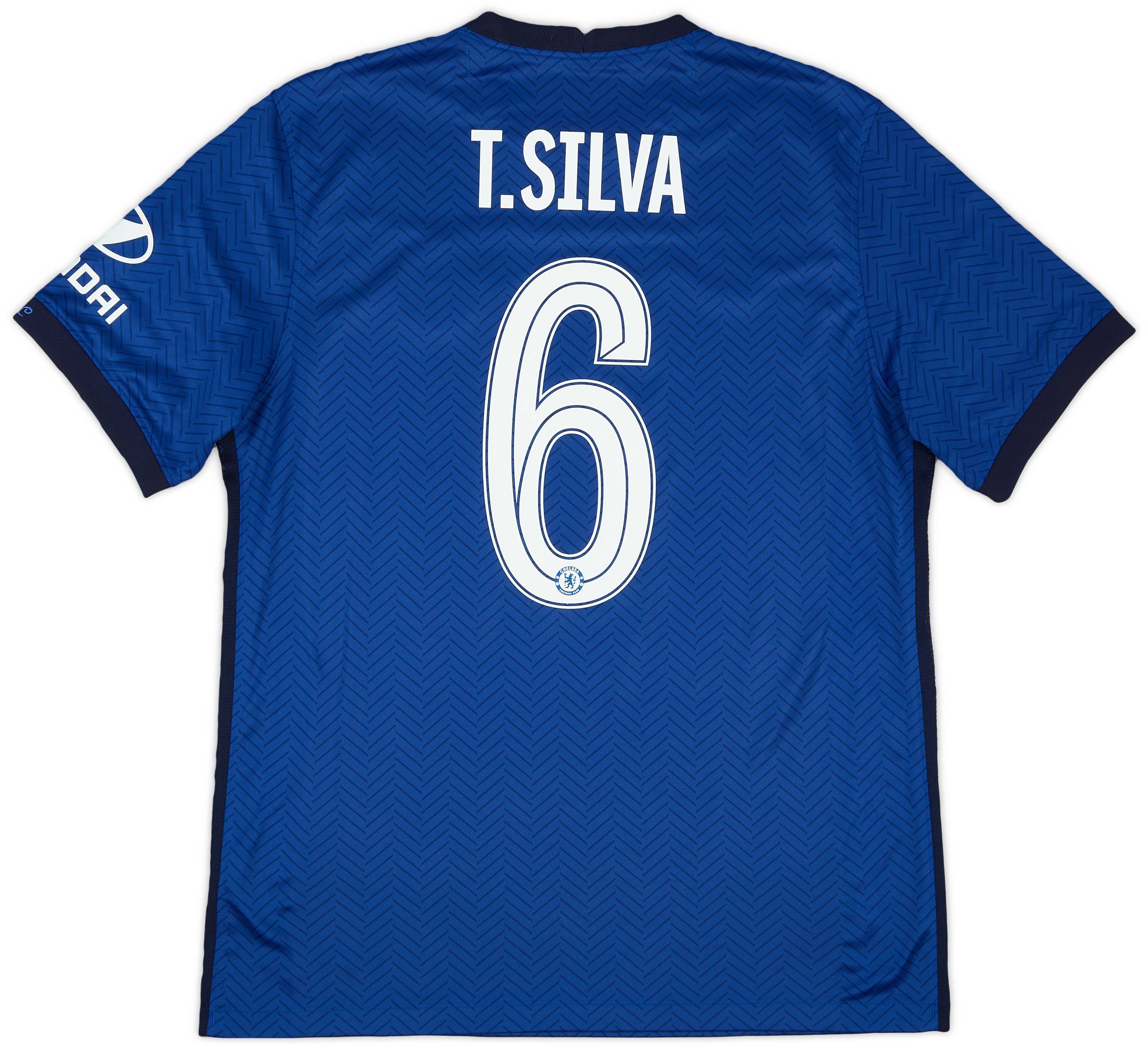 2020 21 Chelsea Home Shirt T.Silva 6 10 10 L