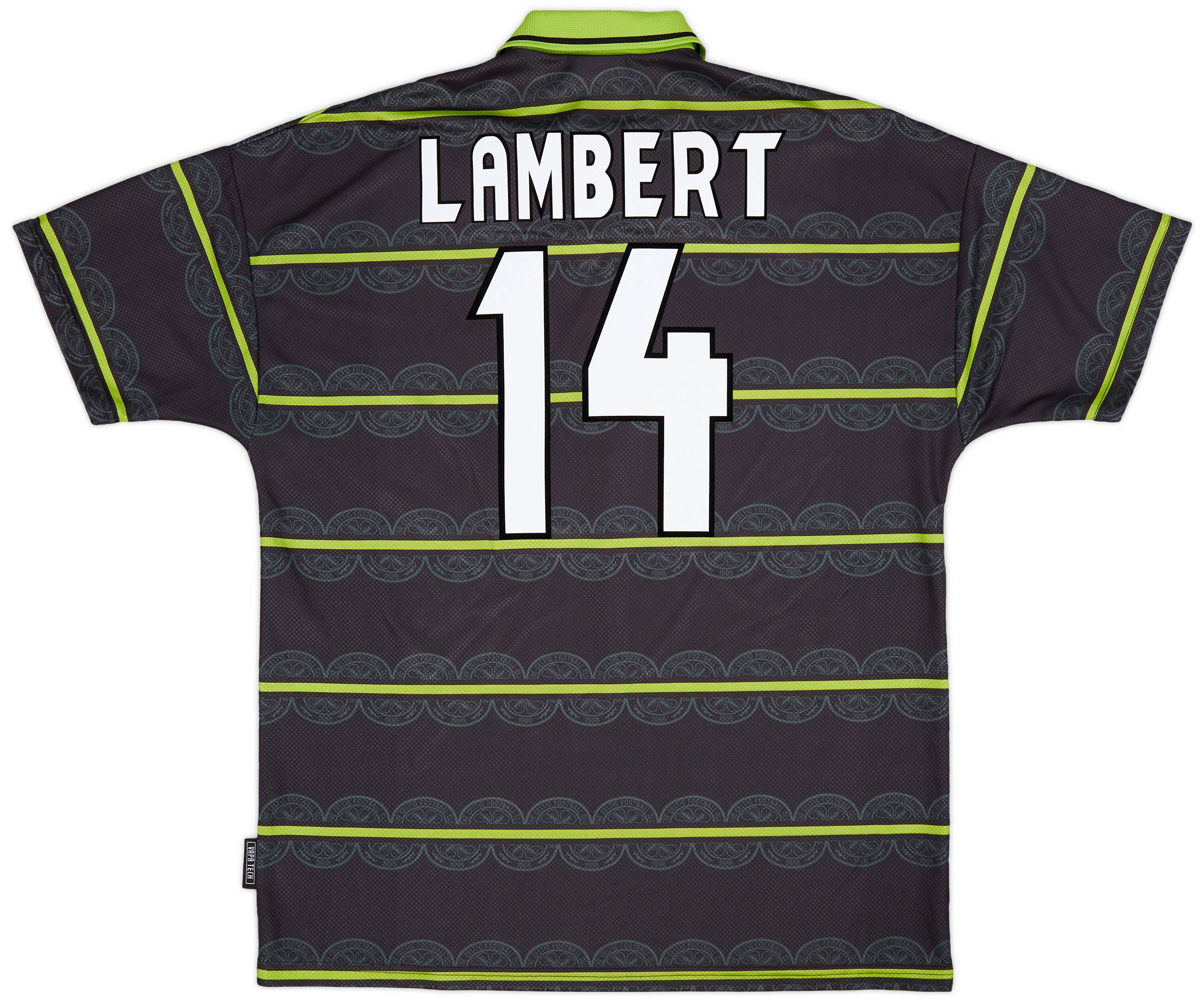 1998-99 Celtic Away Shirt Lambert #14 - 7/10 - (XL)