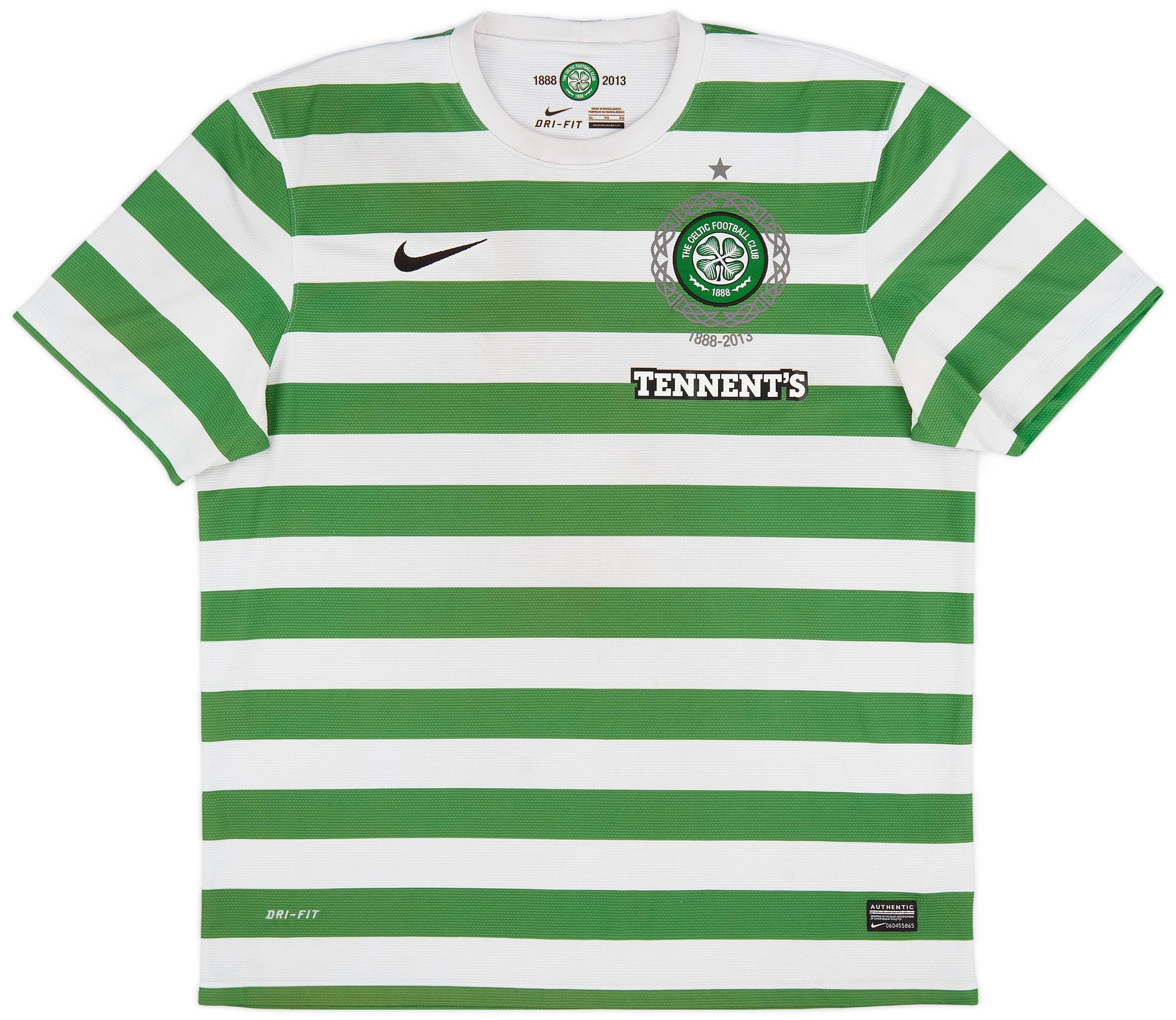 2012-13 Celtic '125th Anniversary' Home Shirt - 7/10 - (XL)