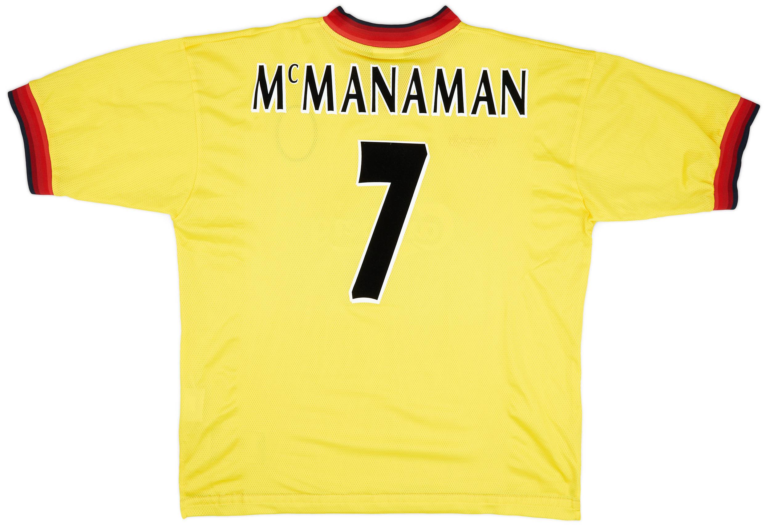 1997-99 Liverpool Away Shirt McManaman #7 - 8/10 - (XL)