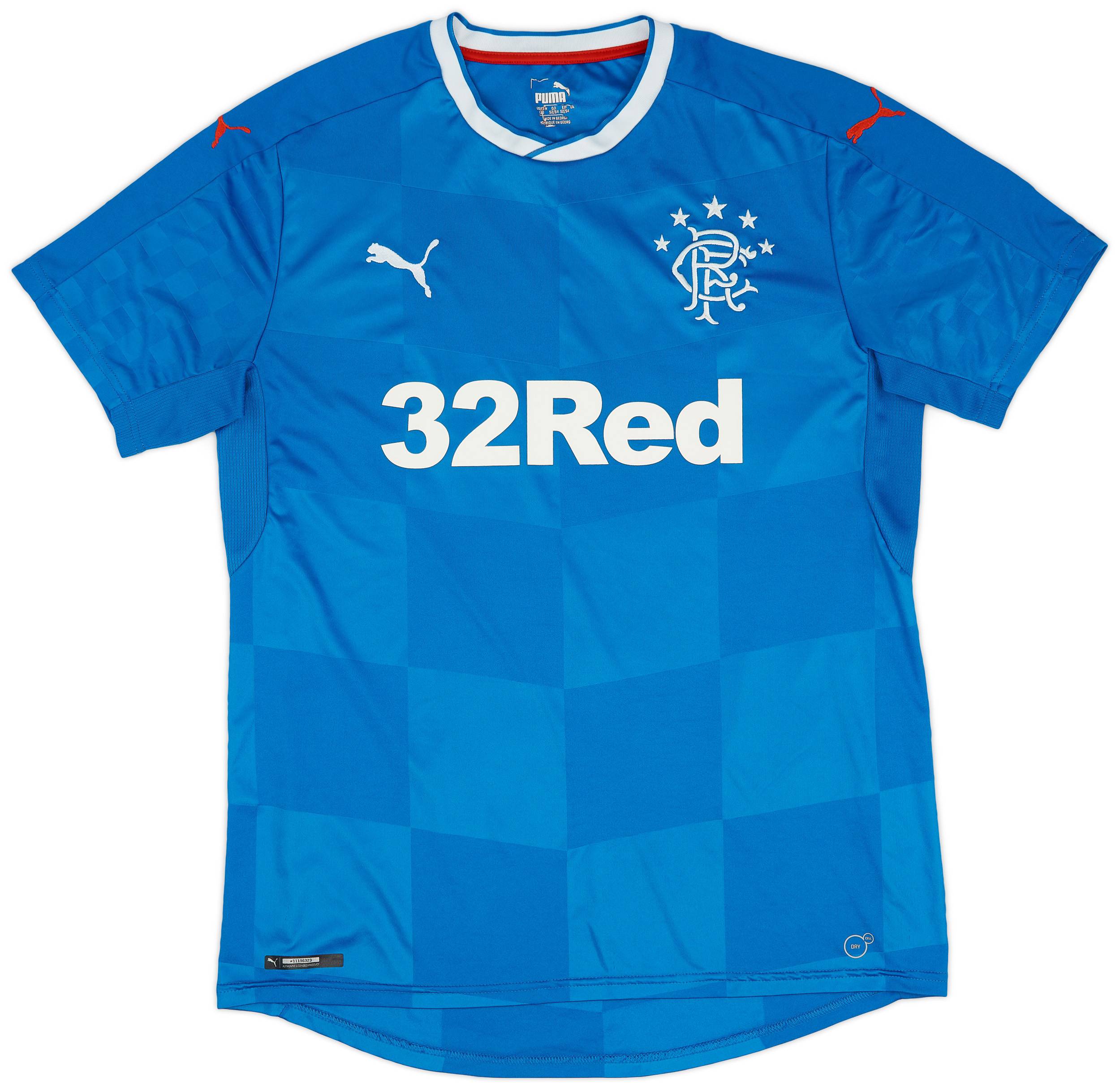 2016-18 Rangers Home Shirt - 9/10 - (L)