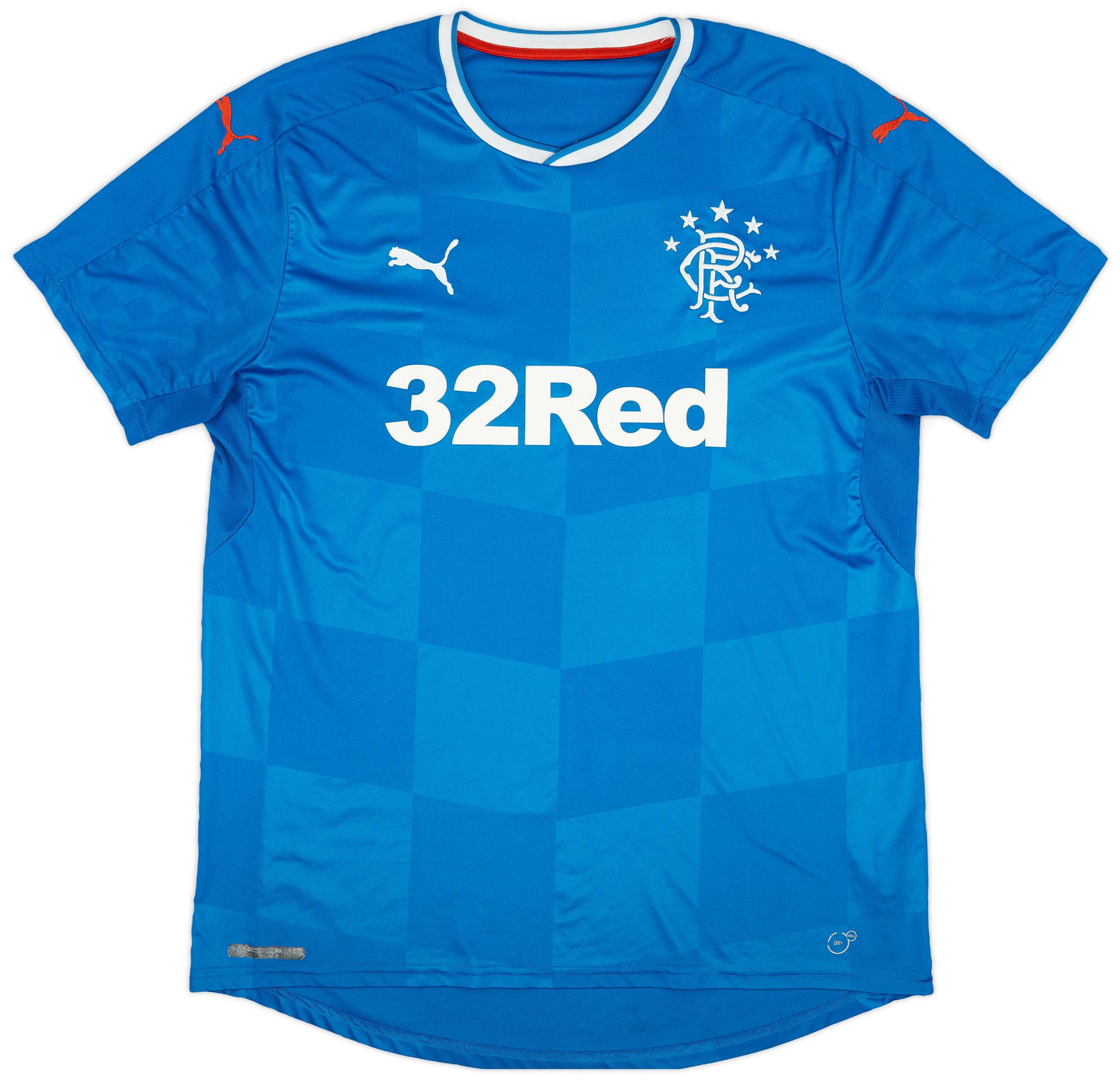 2016-18 Rangers Home Shirt - 8/10 - (L)