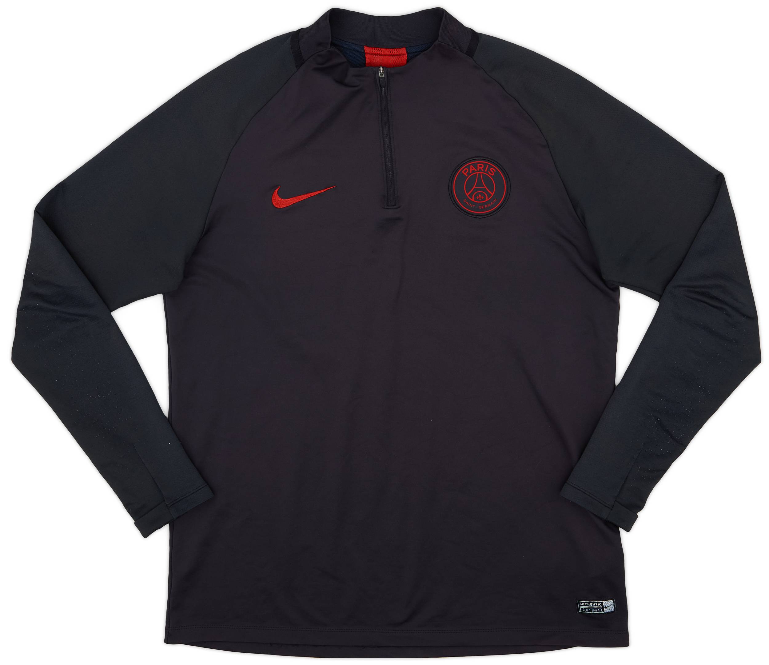 2019 20 Paris Saint Germain Nike 1 4 Zip Training Top 7 10 L