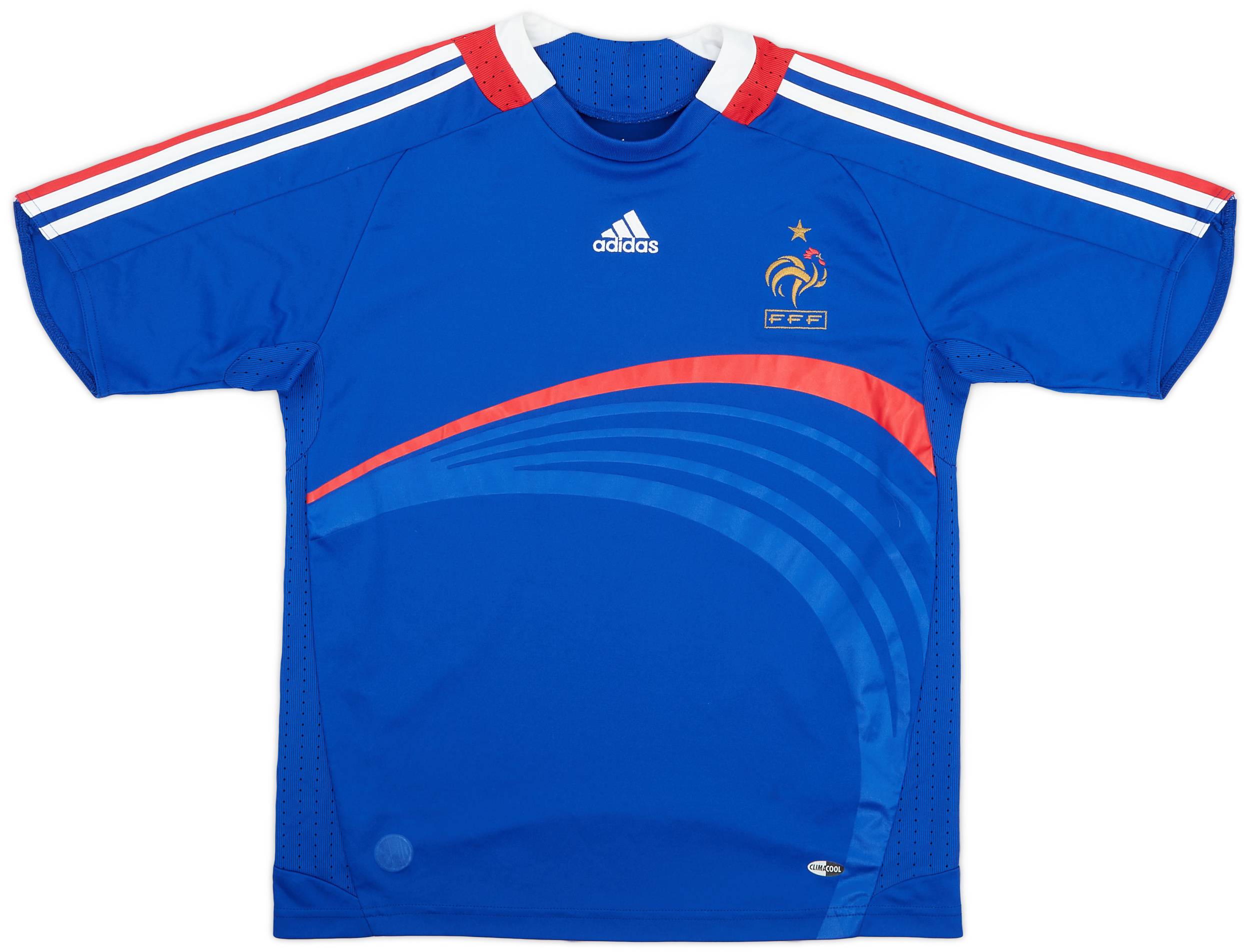 2007-08 France Home Shirt - 8/10 - (M.Boys)