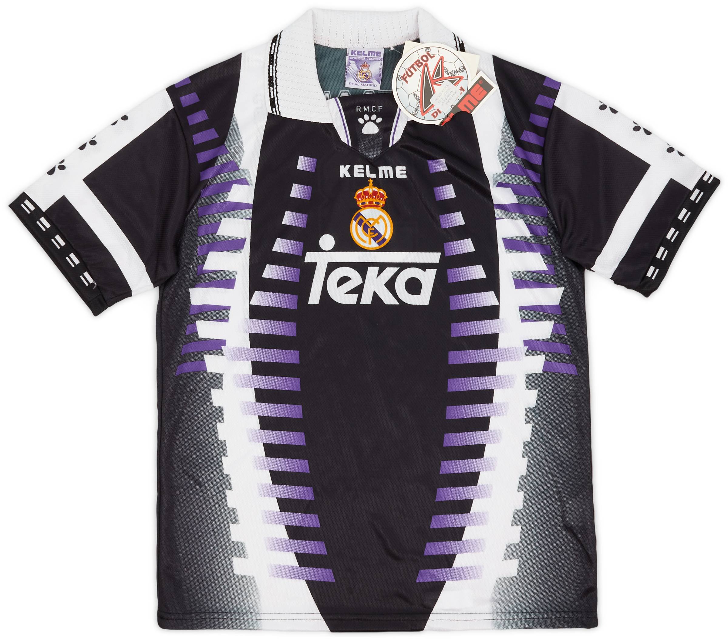 1997-98 Real Madrid Third Shirt Roberto Carlos #3 (XL.Boys/XS)