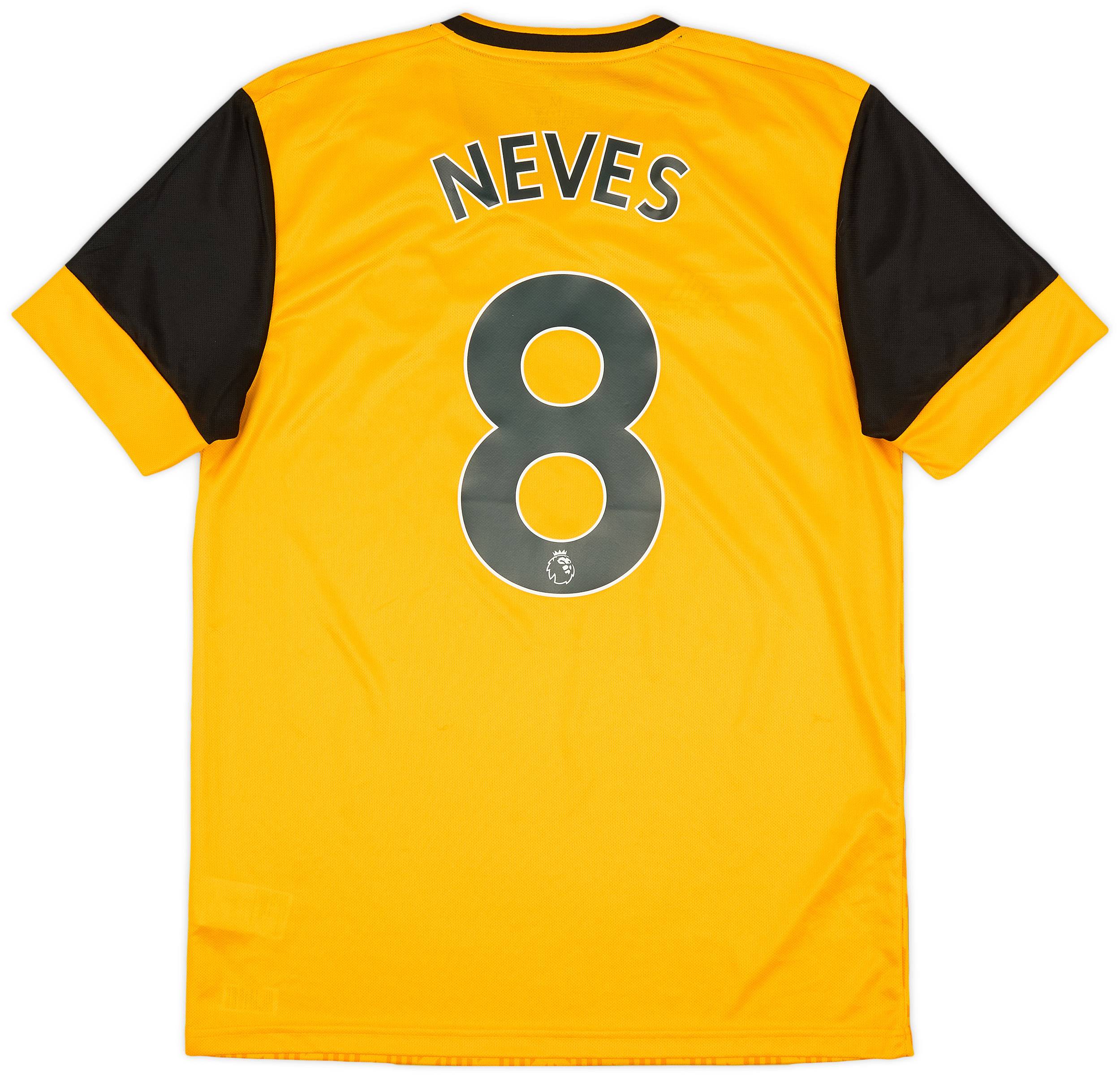 2020-21 Wolves Home Shirt Neves #8 - 9/10 - (M)