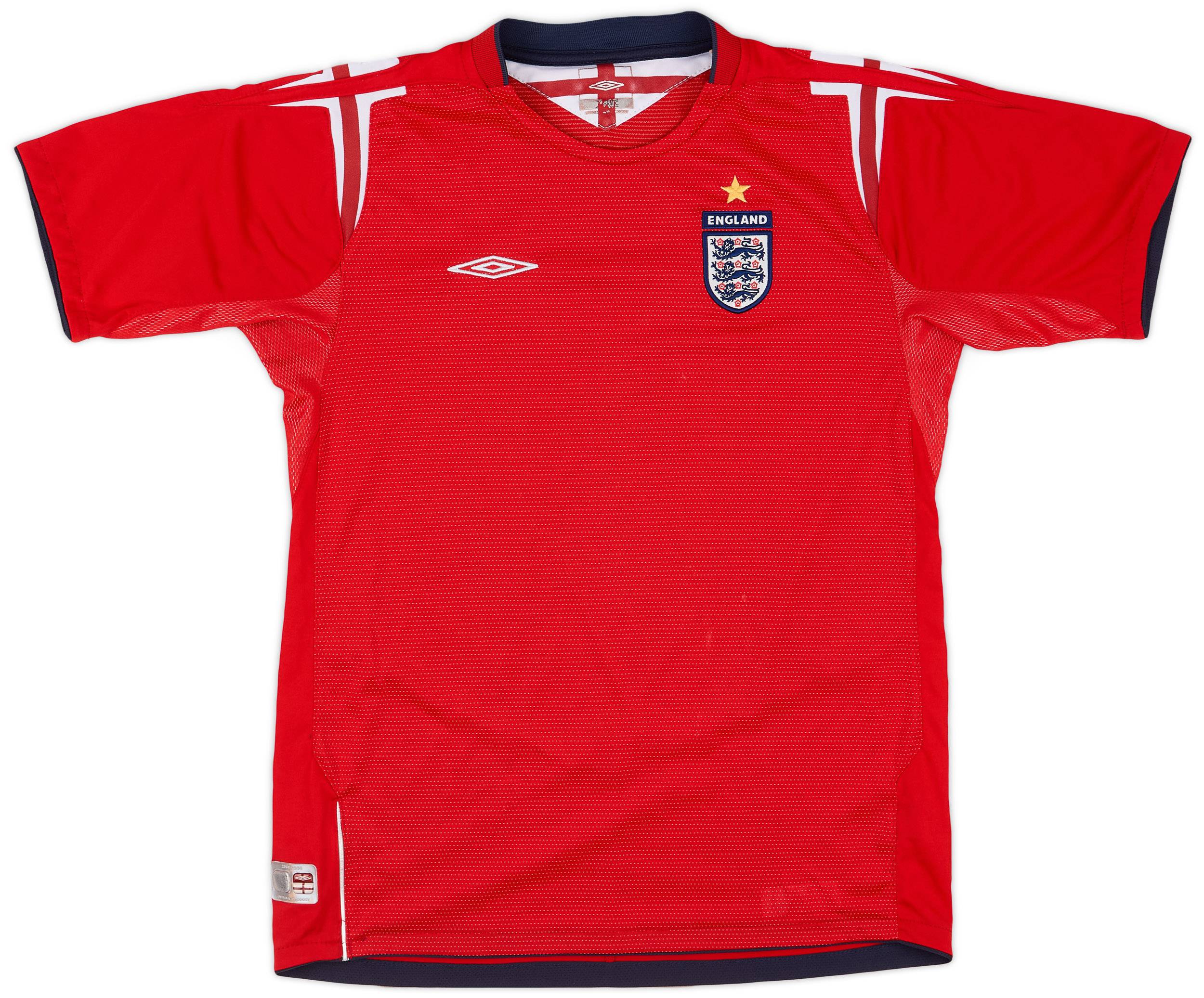 2004-06 England Away Shirt - 8/10 - (XL.Boys)