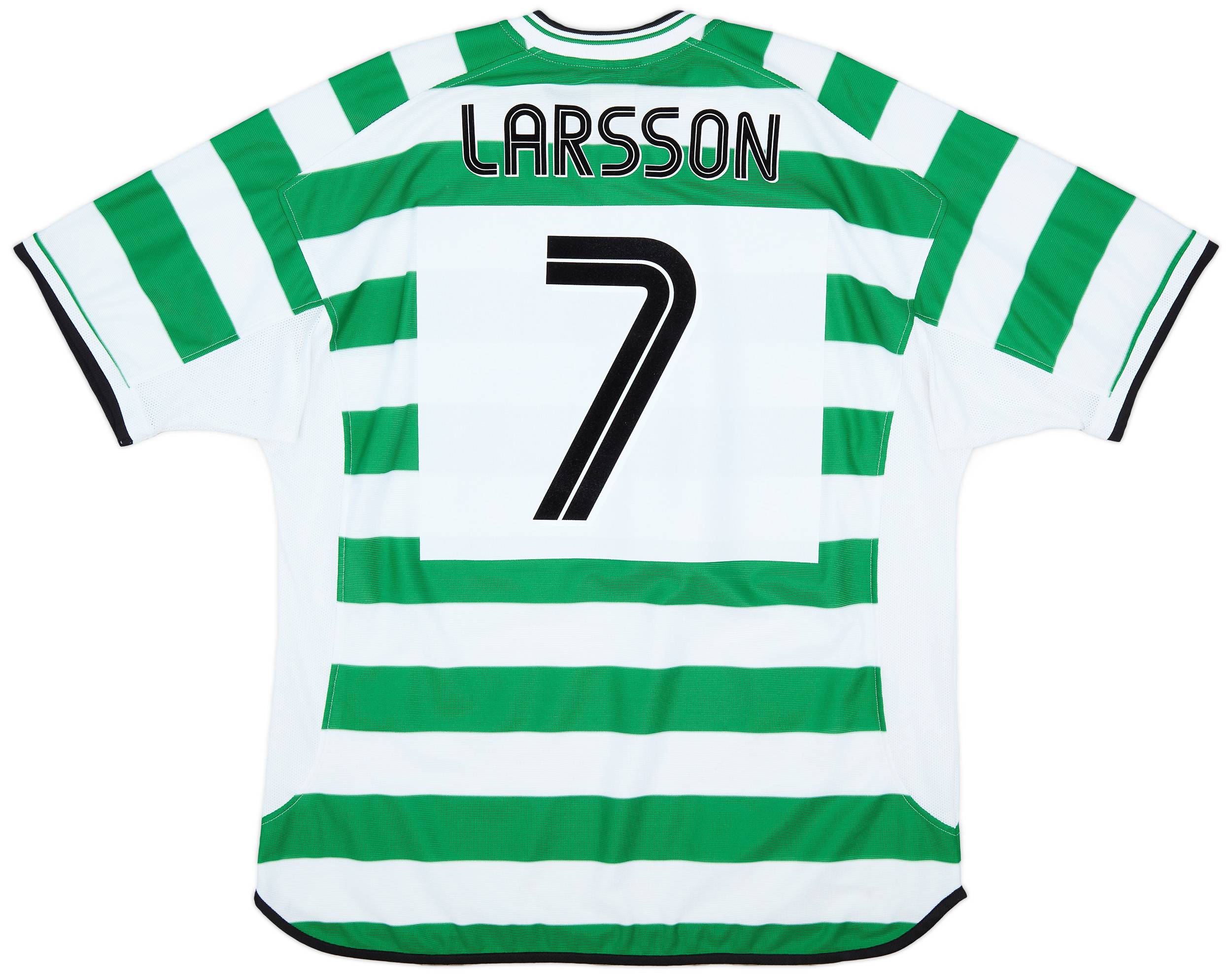2001-03 Celtic Home Shirt Larsson #7 - 8/10 - (XXL)