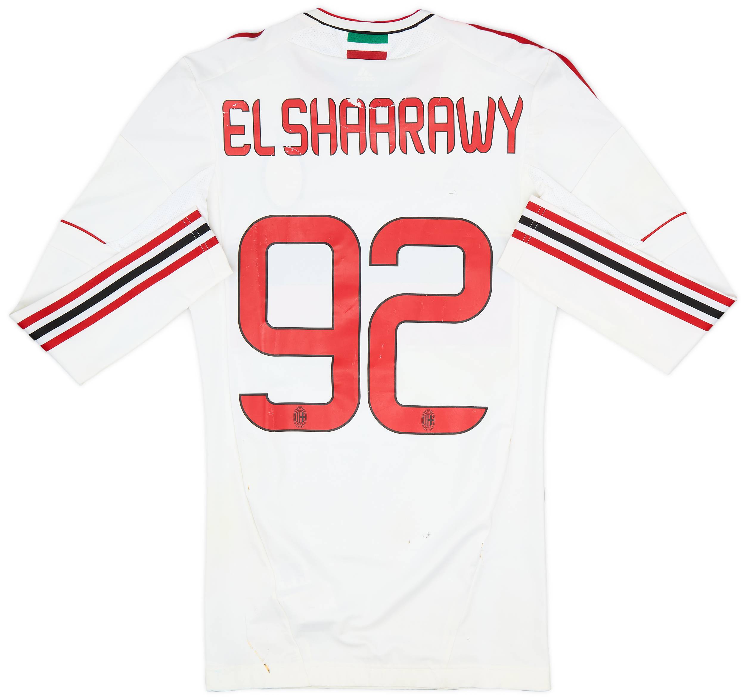 2012-13 AC Milan Authentic Away L/S Shirt El Shaarawy #92 - 5/10 - (M/L)