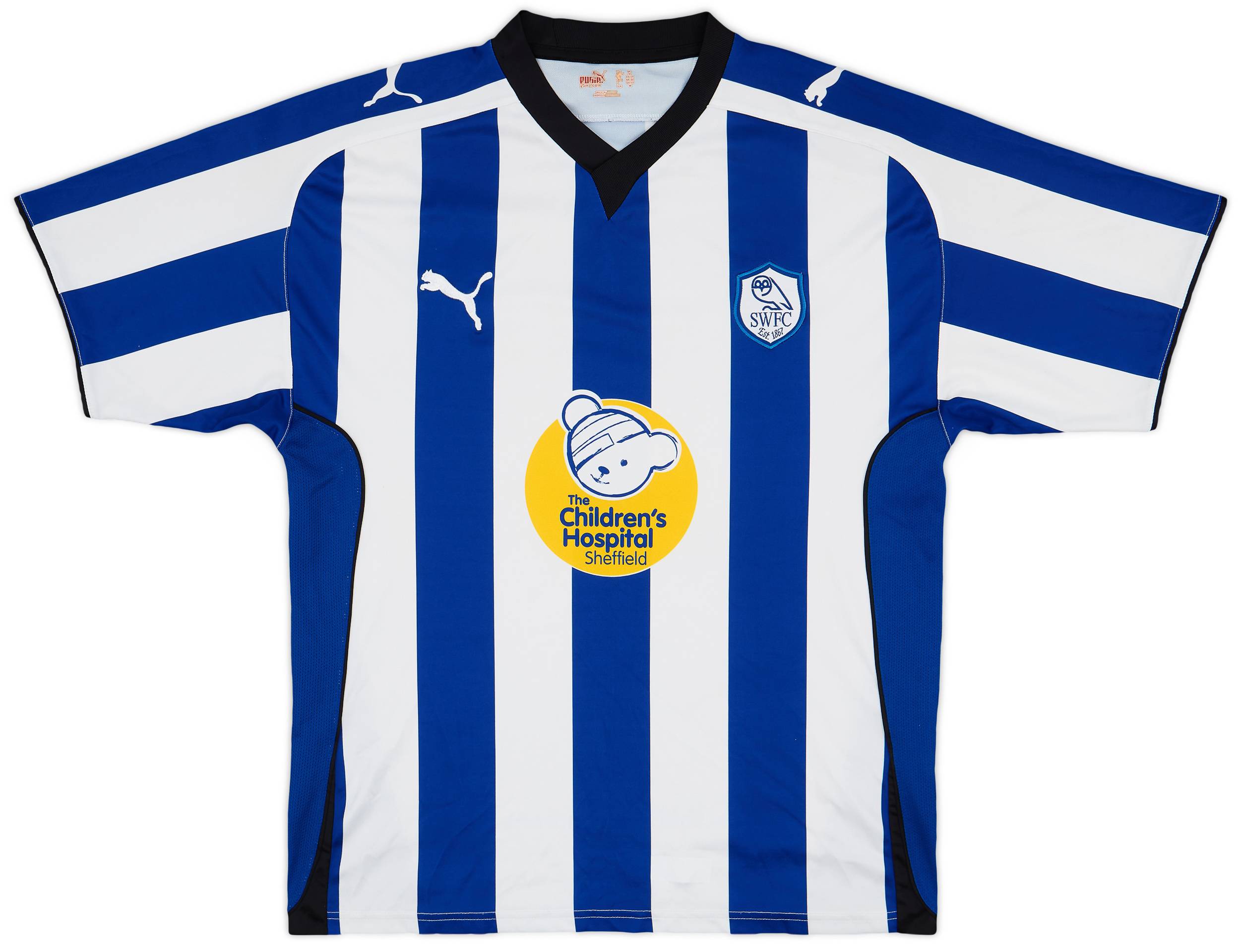 2009-10 Sheffield Wednesday Home Shirt - 8/10 - (M)