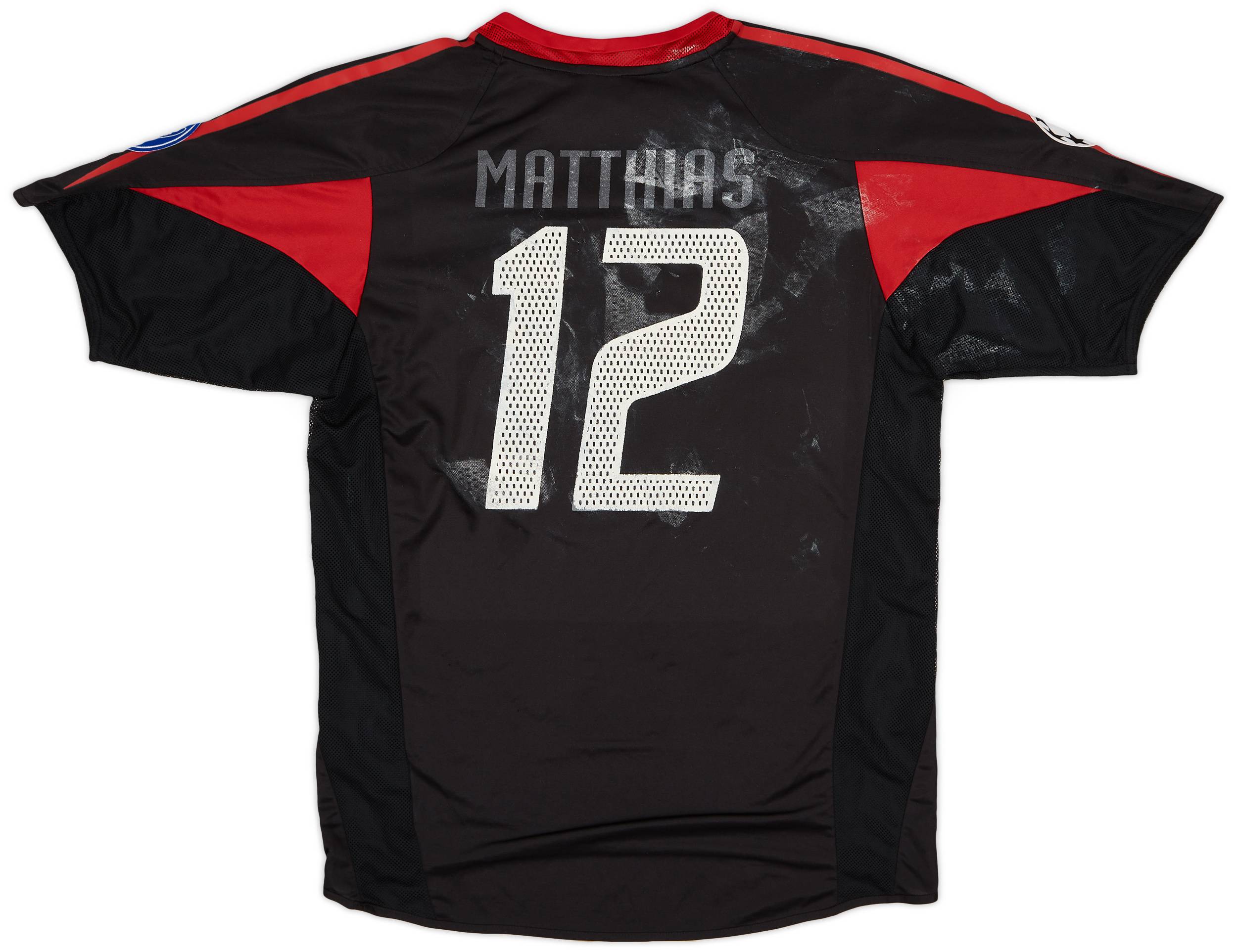 2004-05 Bayern Munich CL Shirt Matthias #12 - 4/10 - (S)