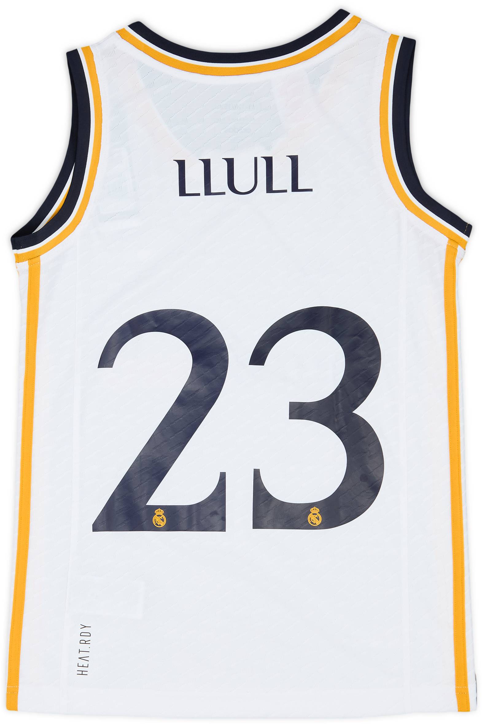 2023-24 Real Madrid Basketball Home Jersey Llull #23 (M.Kids)