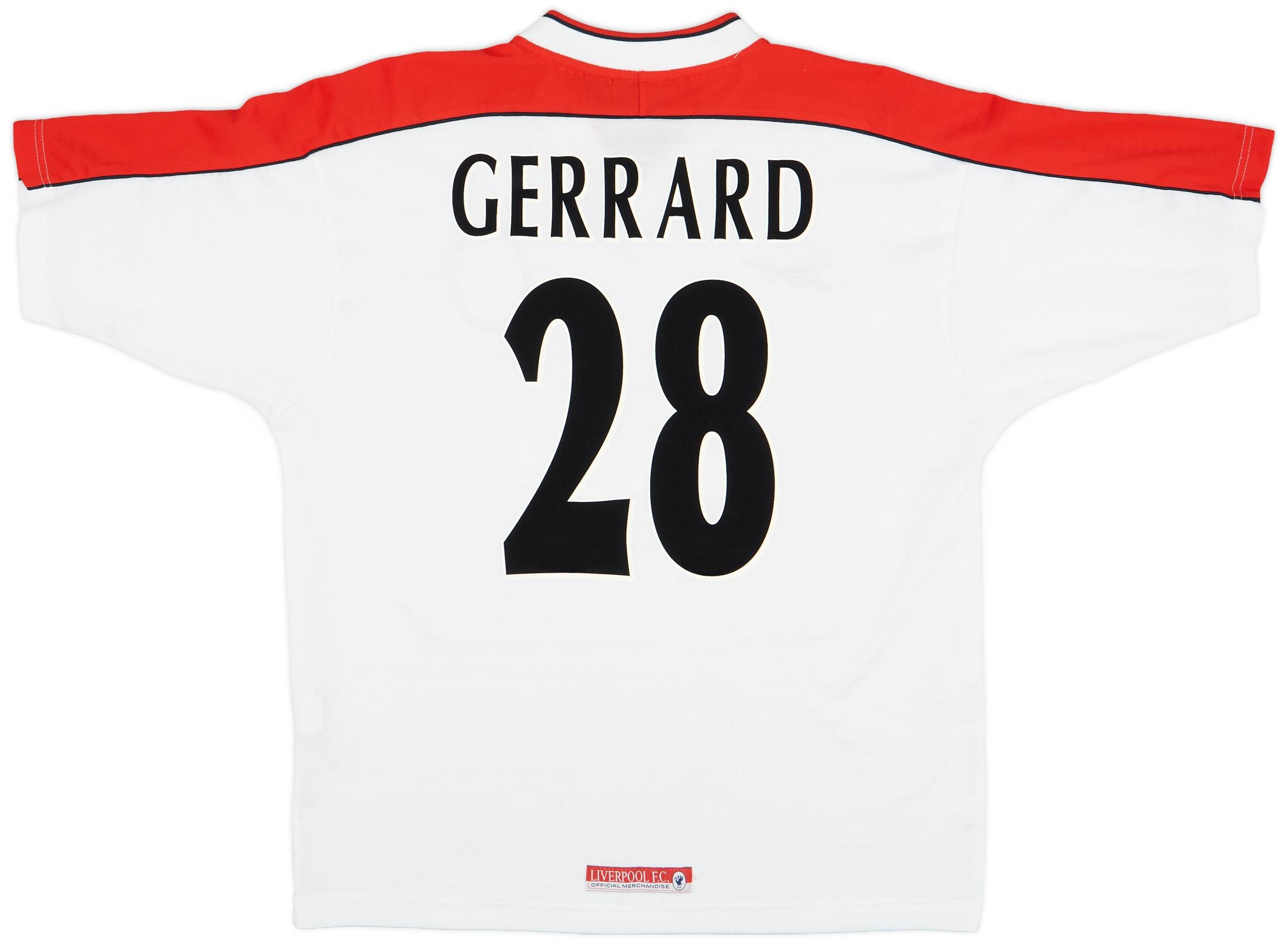 1998-99 Liverpool Away Shirt Gerrard #28