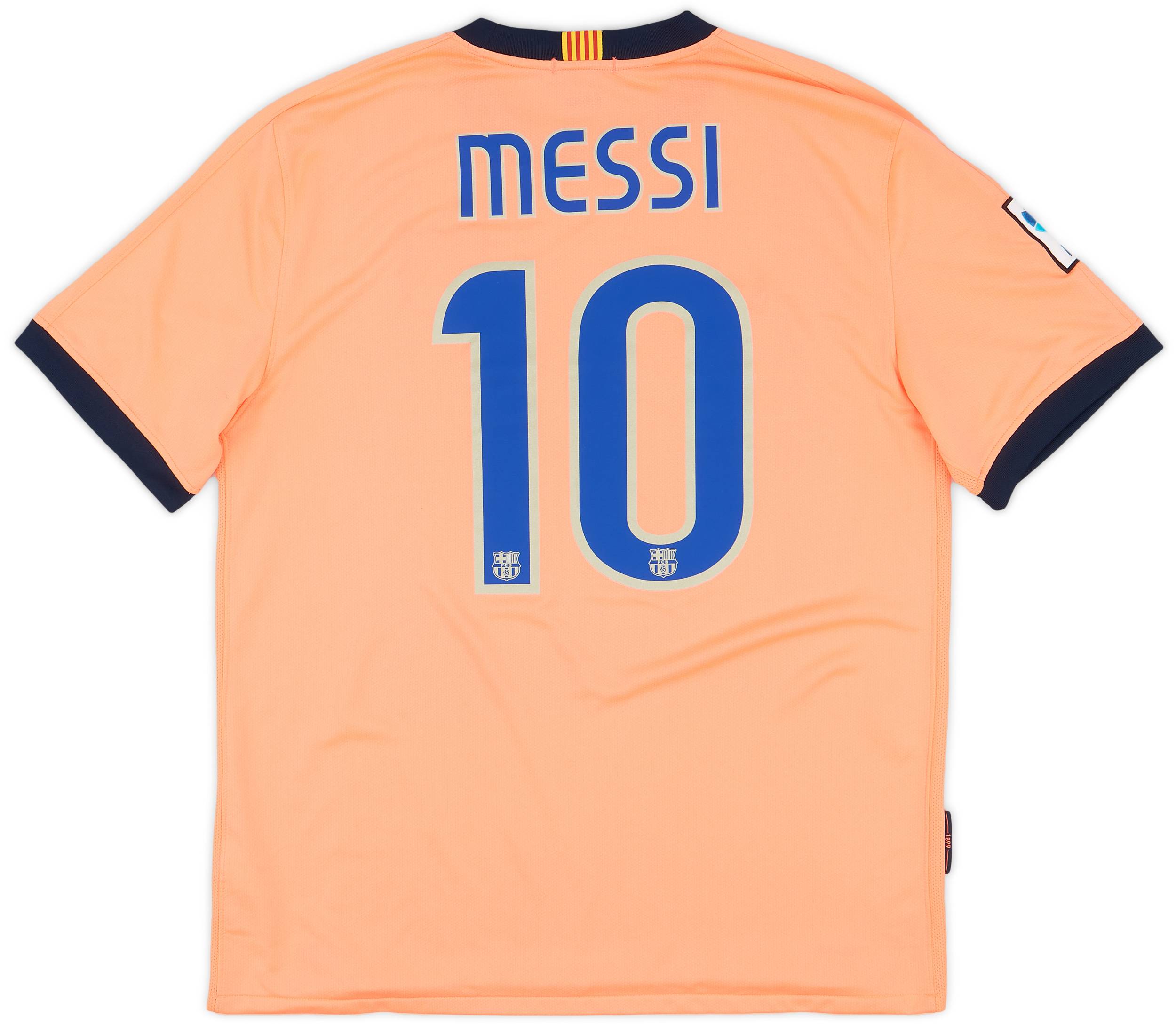 2009-10 Barcelona Away Shirt Messi #10 - 9/10 - (L)
