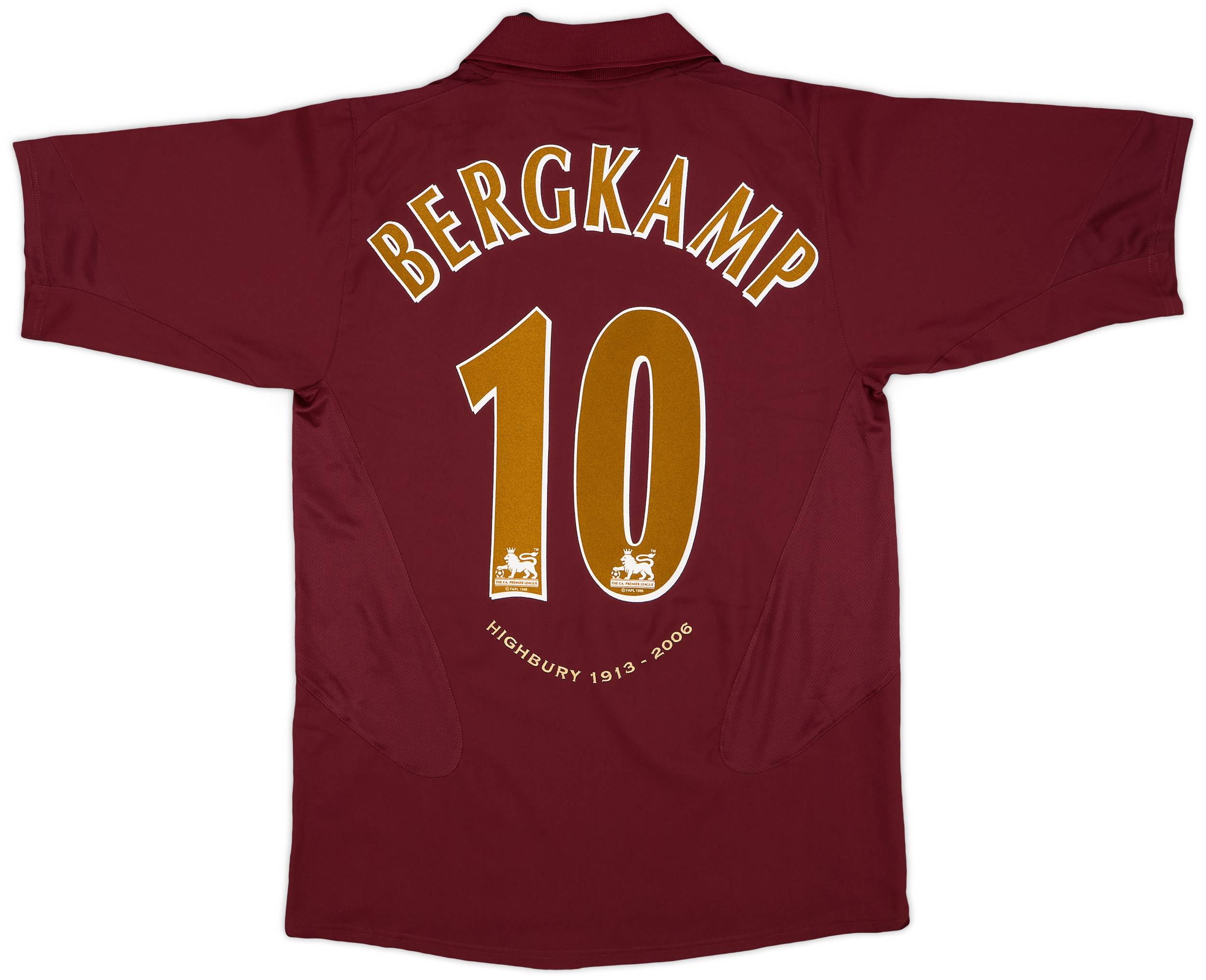 2005-06 Arsenal Home Shirt Bergkamp #10 (M)