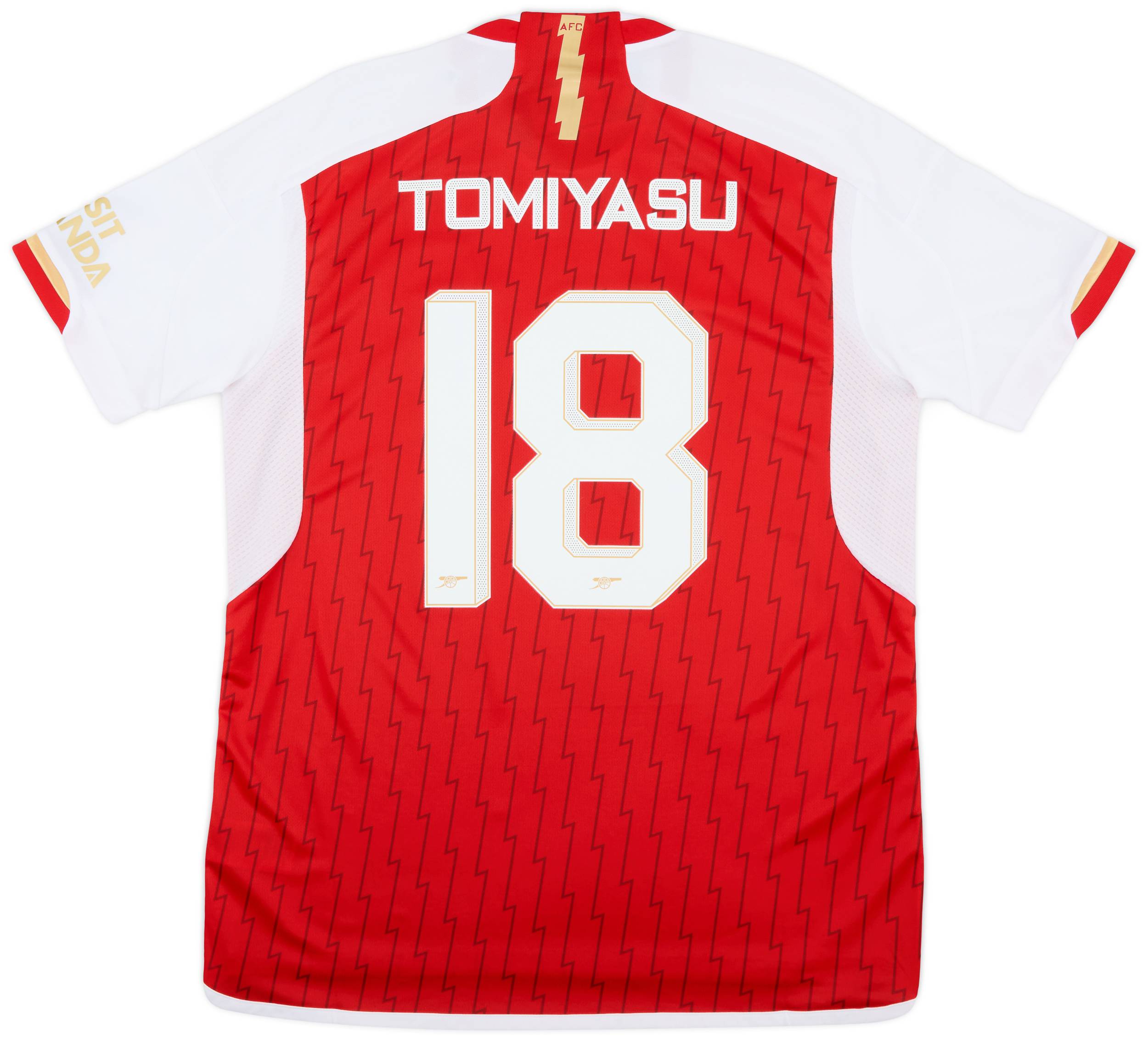 【受注生産品】 2023-24 Arsenal Home Shirt Tomiyasu #18 ウェア
