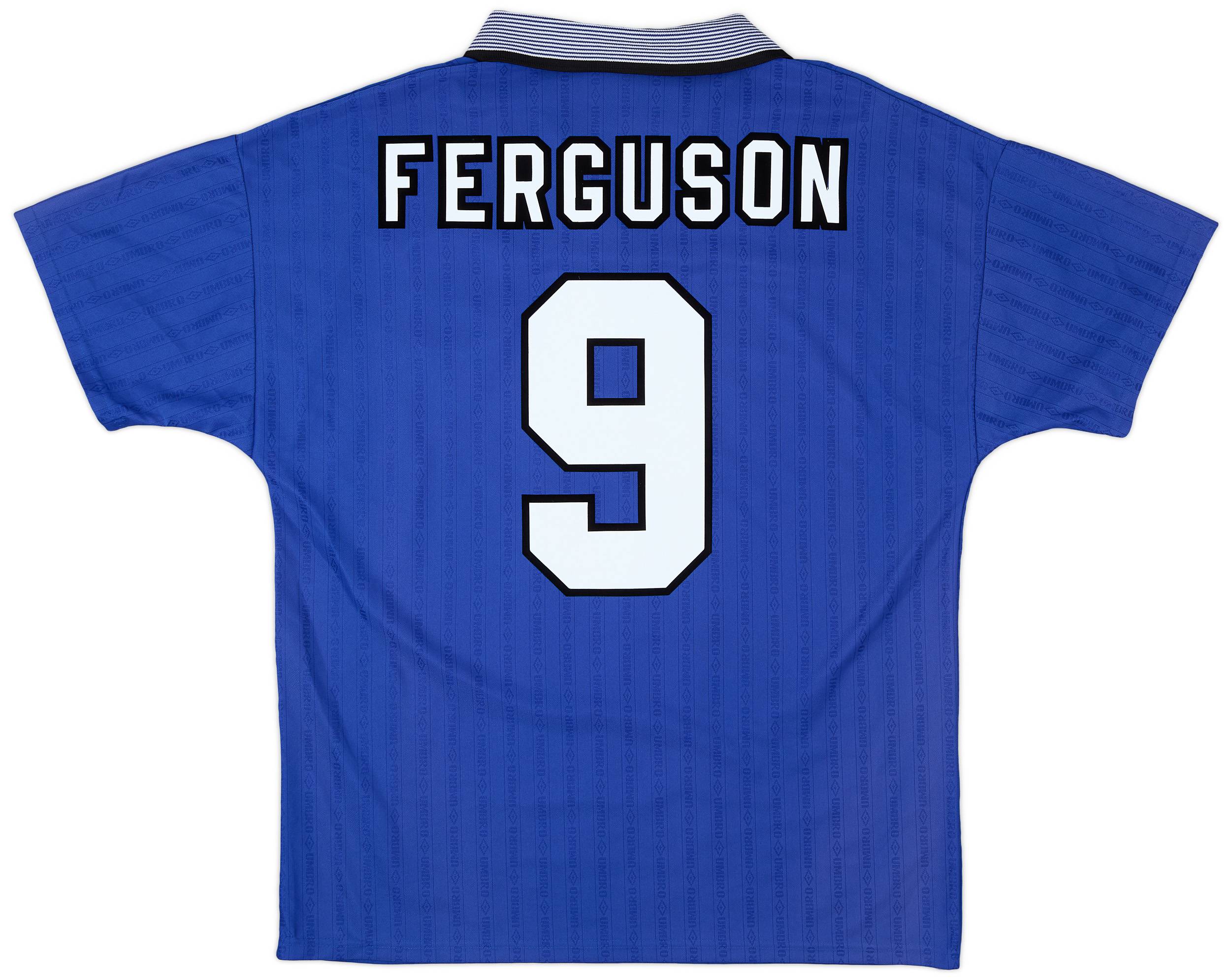 1995-97 Everton Home Shirt Ferguson #9 - 6/10 - (L)
