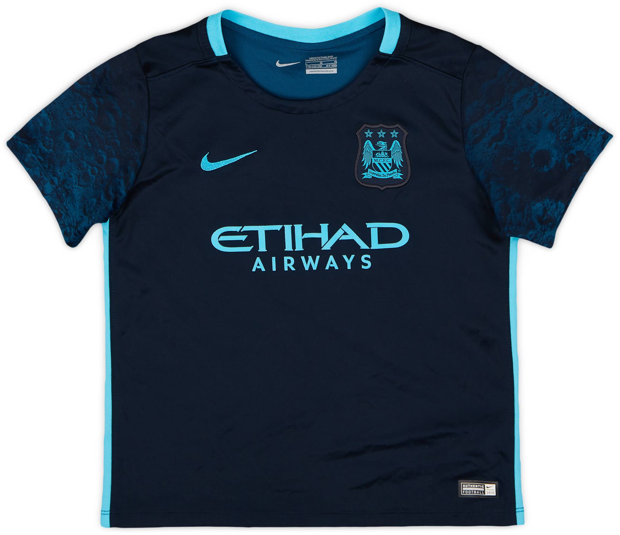 2015-16 Manchester City Away Shirt - 9/10 - (6-7 Years)