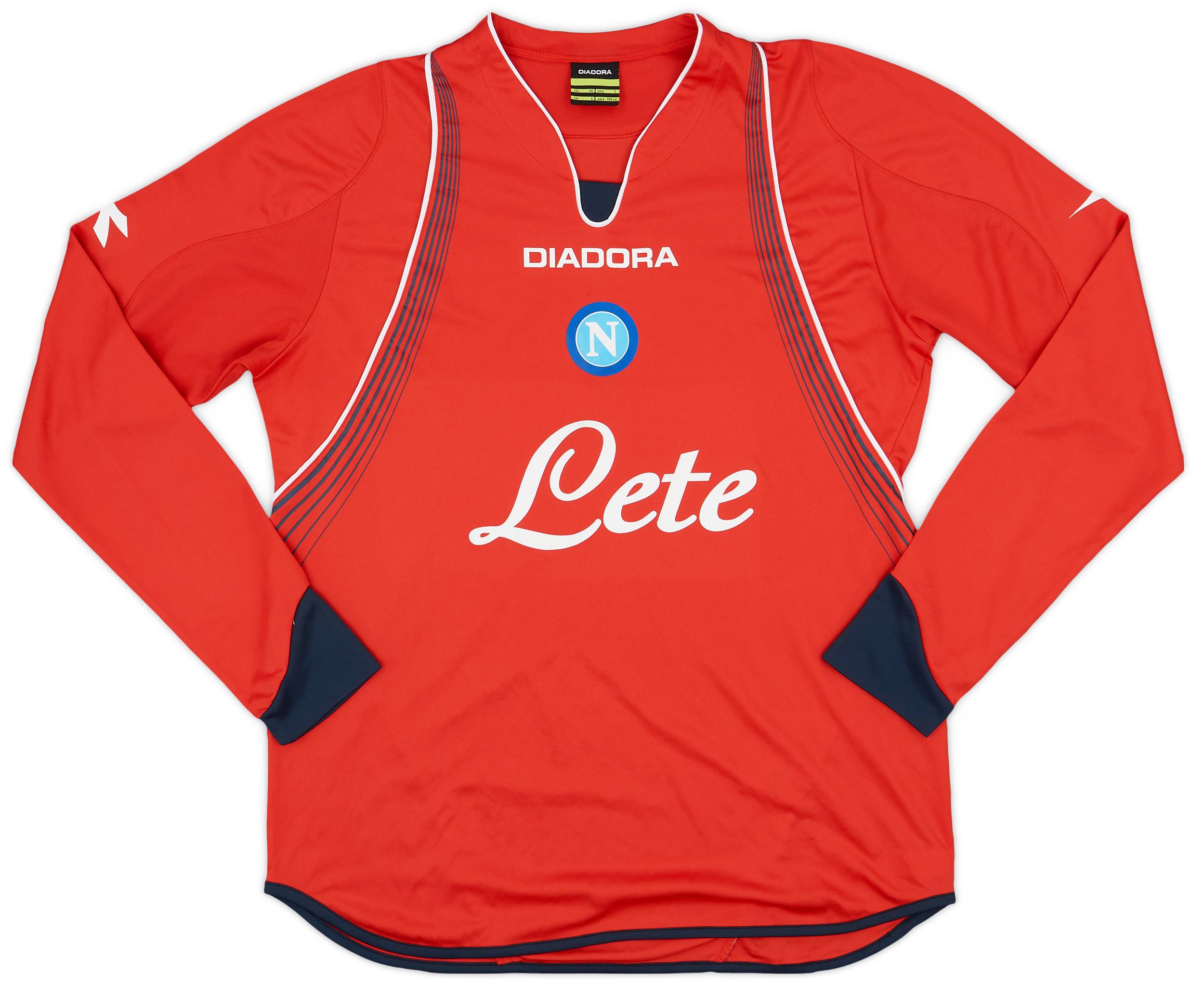 2007-08 Napoli Away L/S Shirt - 9/10 - (L)