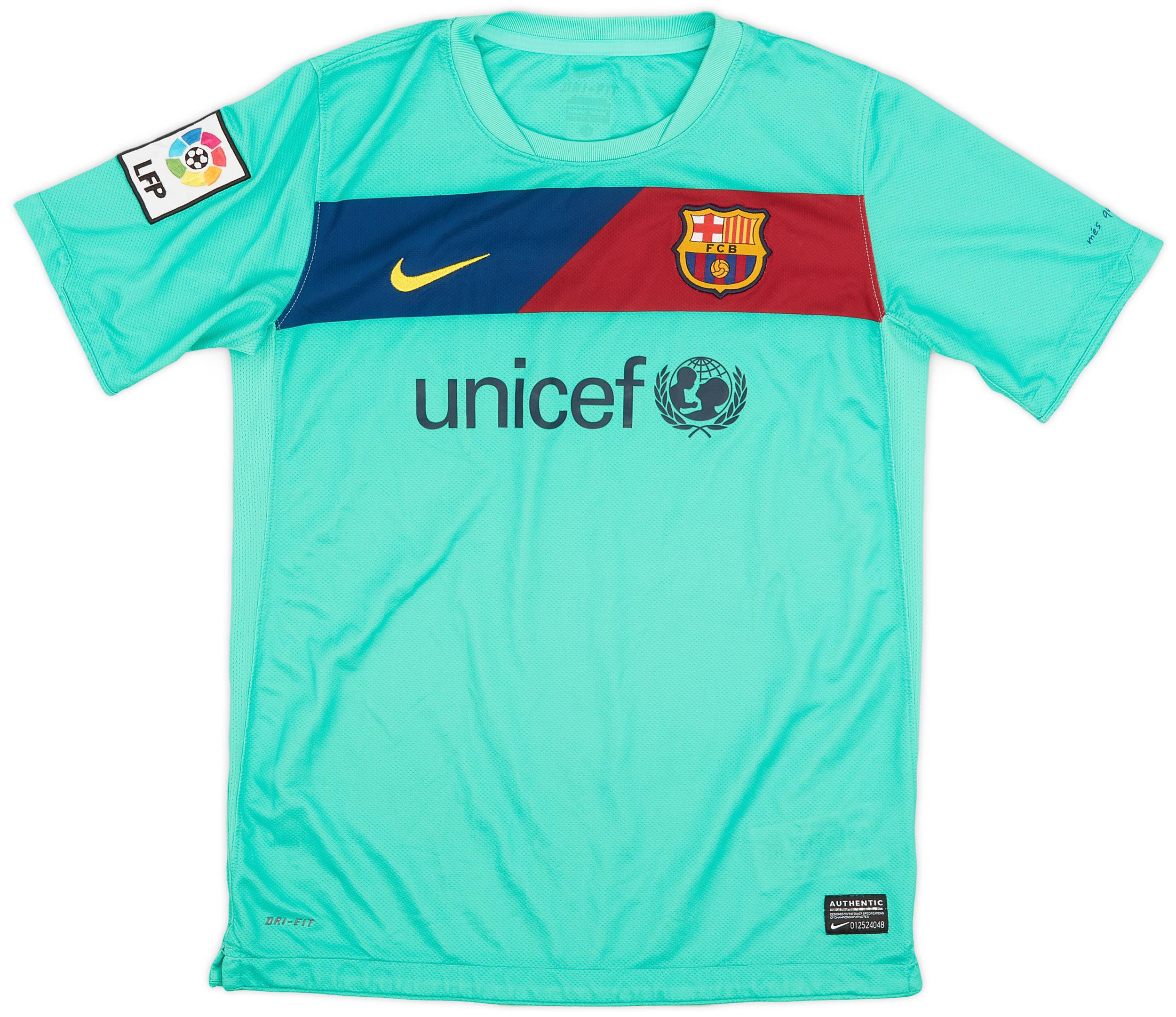 2010-11 Barcelona Away Shirt - 6/10 - (L.Boys)