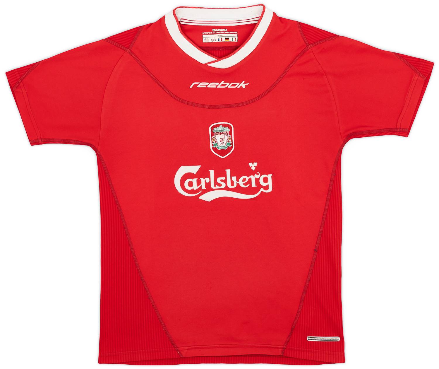 2002-04 Liverpool Home Shirt - 8/10 - (L.Boys)