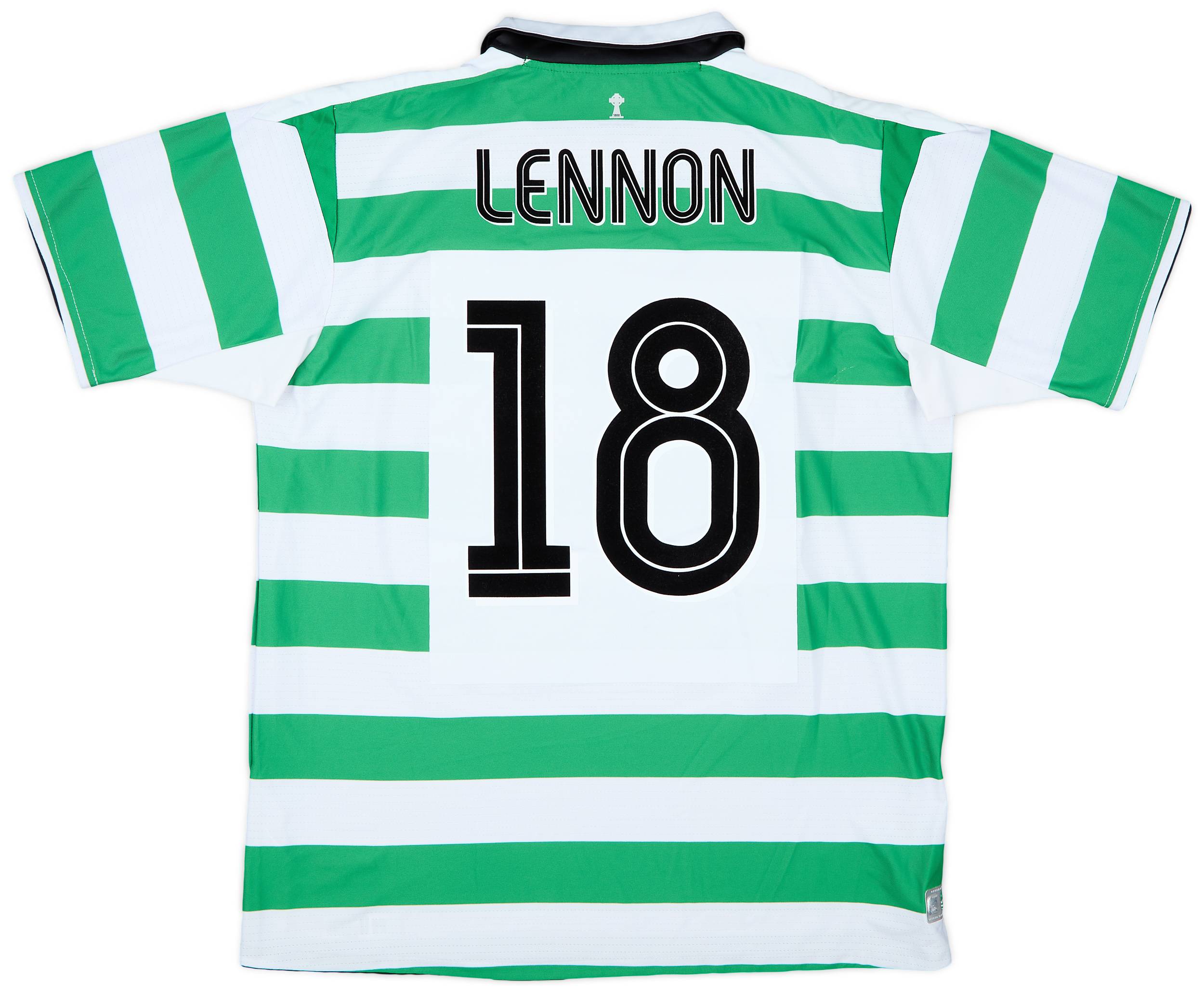 2004-05 Celtic Home Shirt Lennon #18 - 8/10 - (XL)