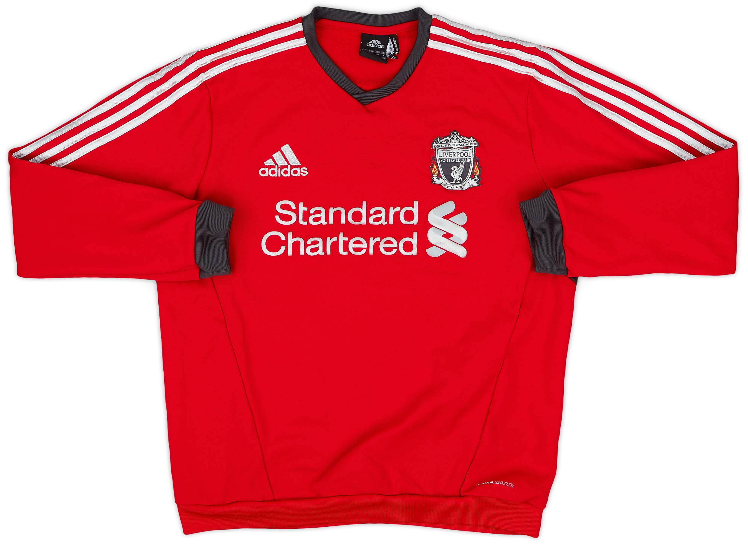 2011-12 Liverpool adidas Sweat Top - 9/10 - (M)