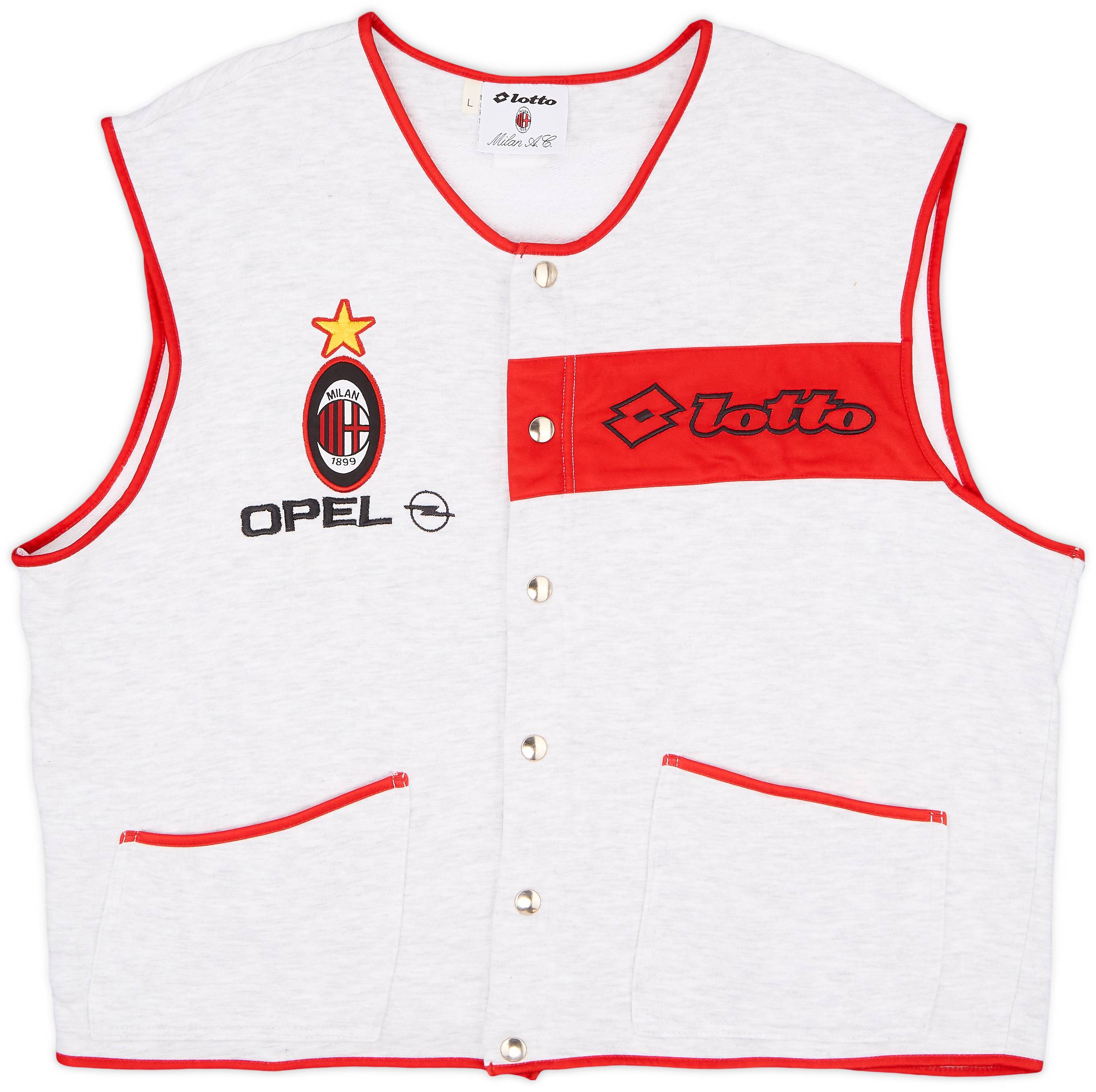 1997-98 AC Milan Lotto Cotton Gilet - 8/10 - (L)