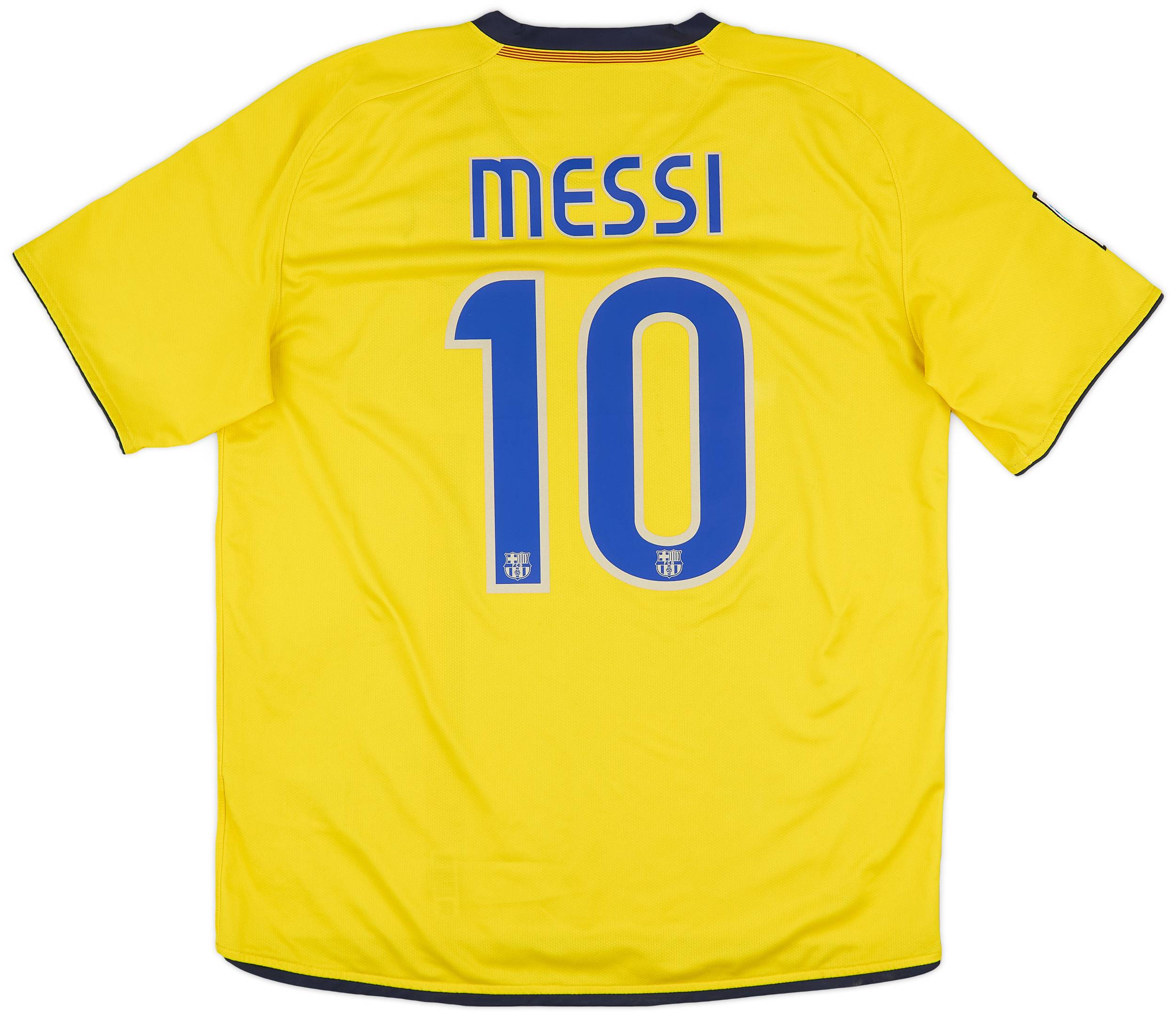 2008-10 Barcelona Away Shirt Messi #10 - 8/10 - (L)