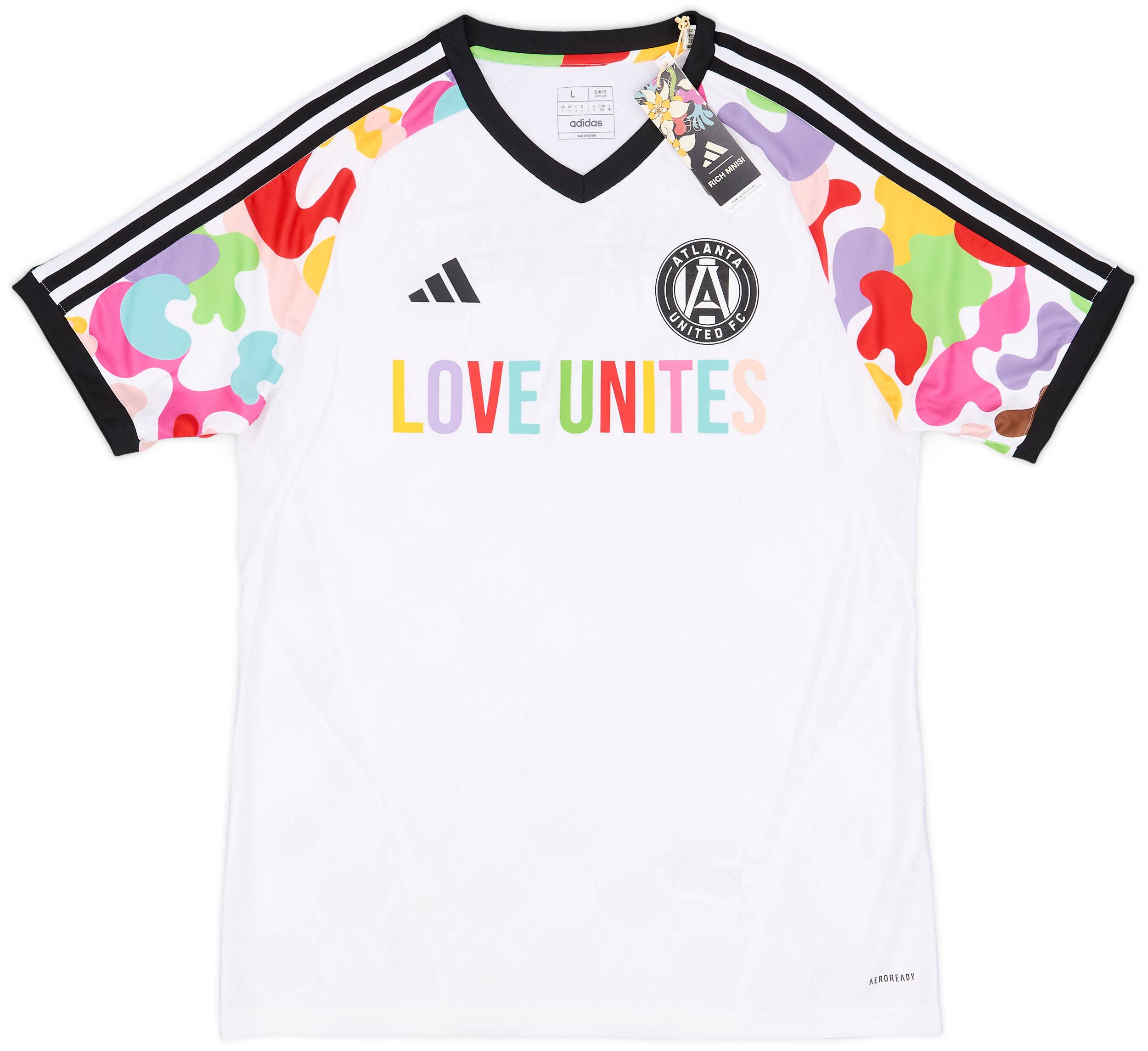 2023 Atlanta United adidas Pre-Match Pride Shirt (L)