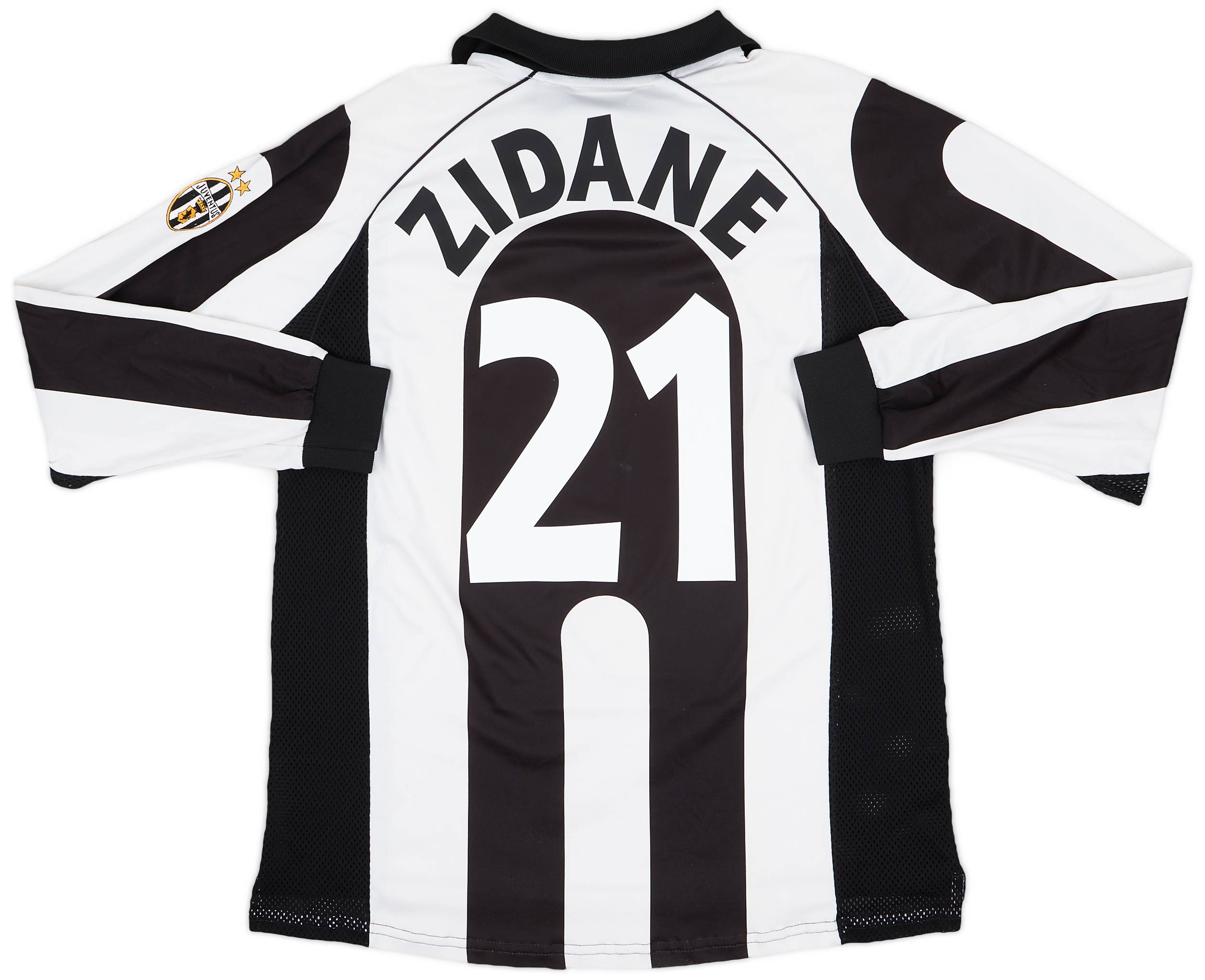 1997-98 Juventus Centenary Home L/S Shirt Zidane #21 - 8/10 - (XL)