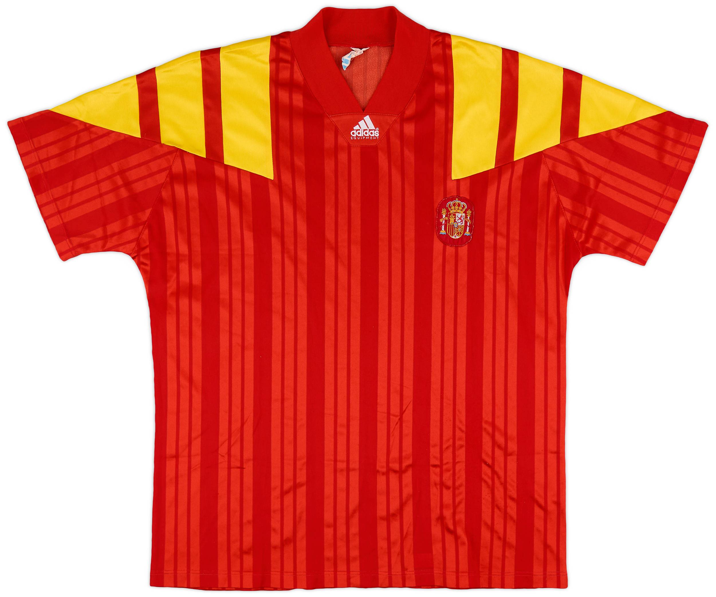 ウェア Spain 1992 93 94 1992-94 Spain Home Shirt - 8/10 - (XL)