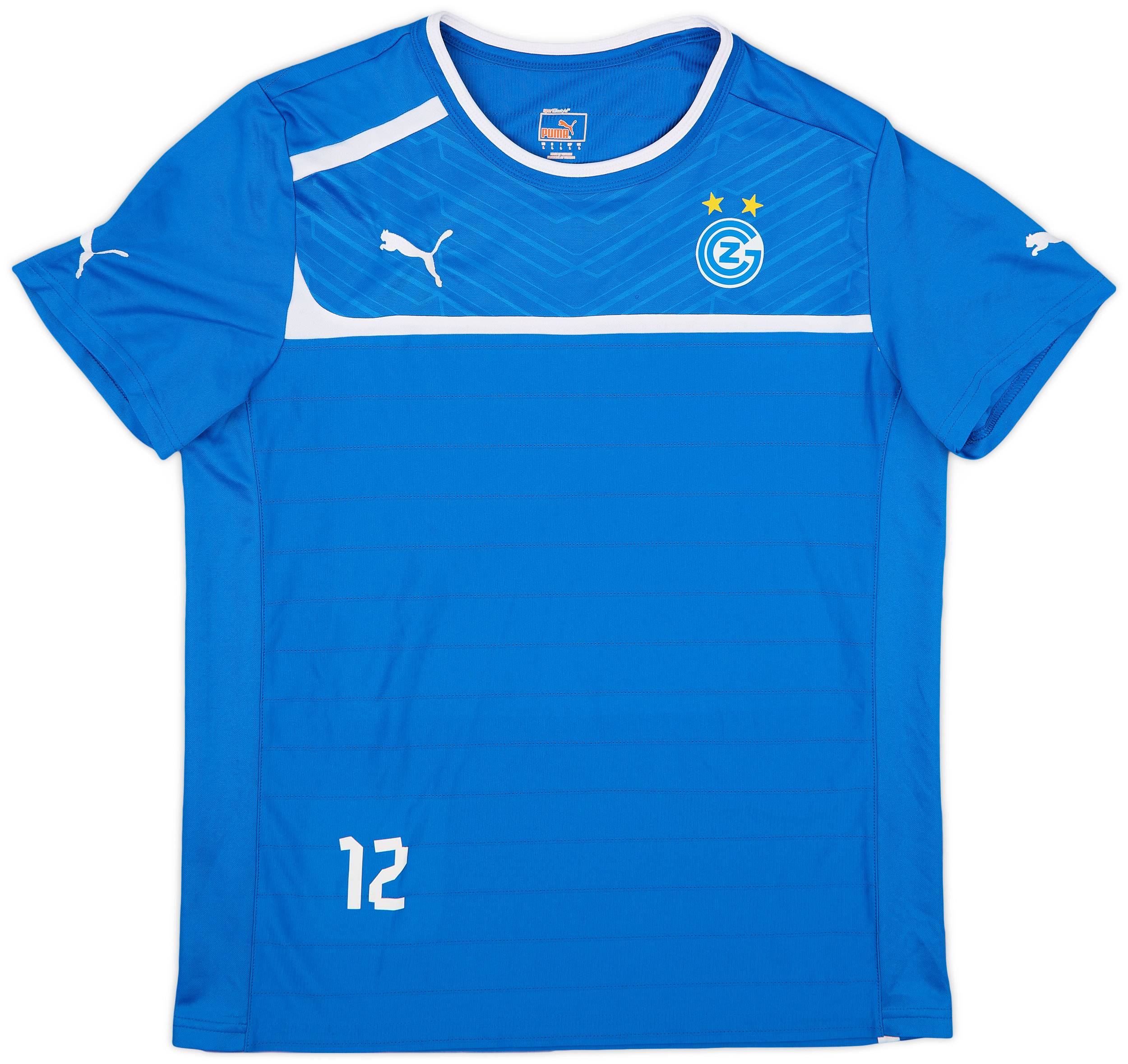 2018 19 Grasshoppers Puma Player Issue Training Shirt 12 9 10 L