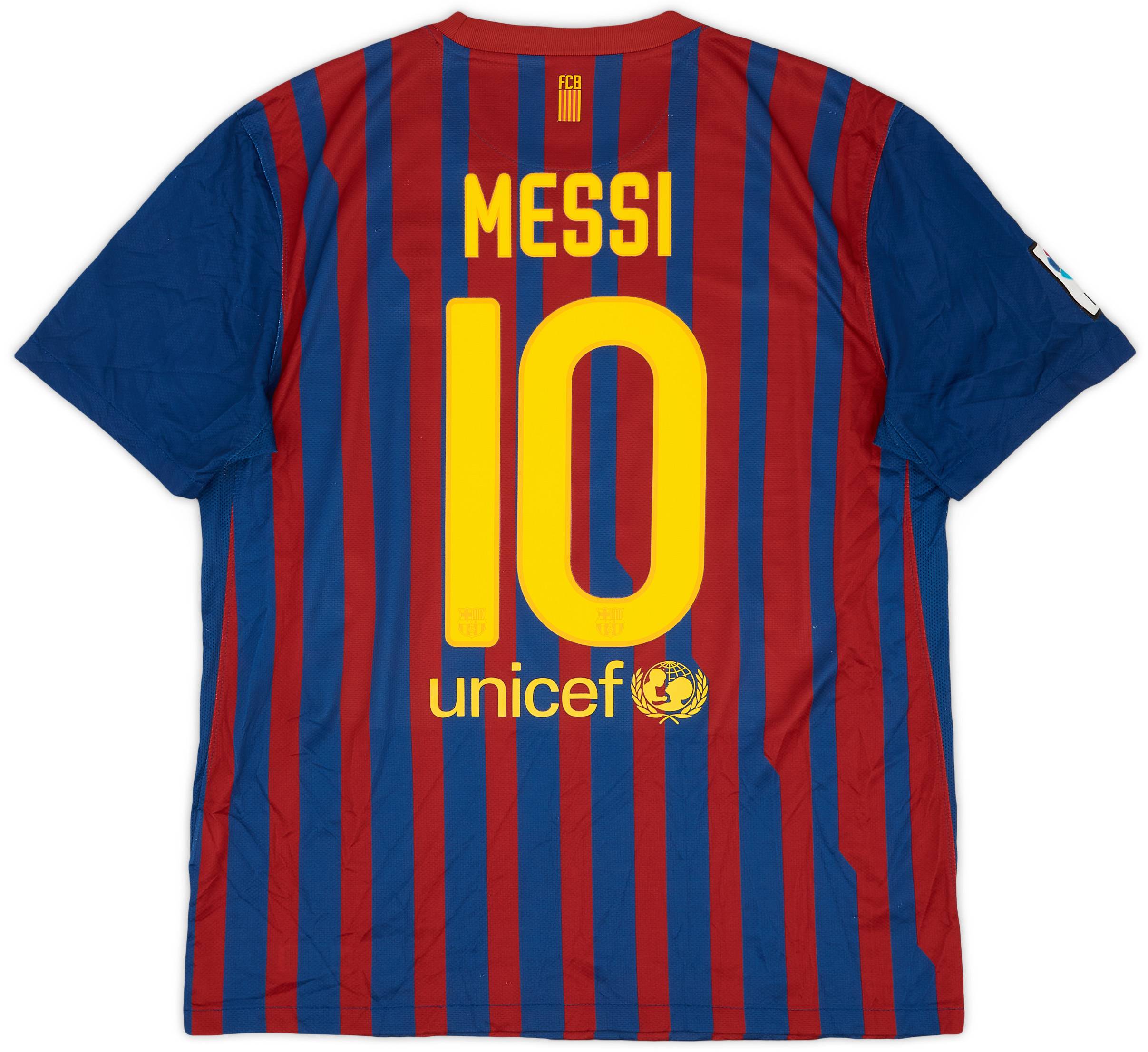 2011-12 Barcelona Home Shirt Messi #10 - 8/10 - (L)