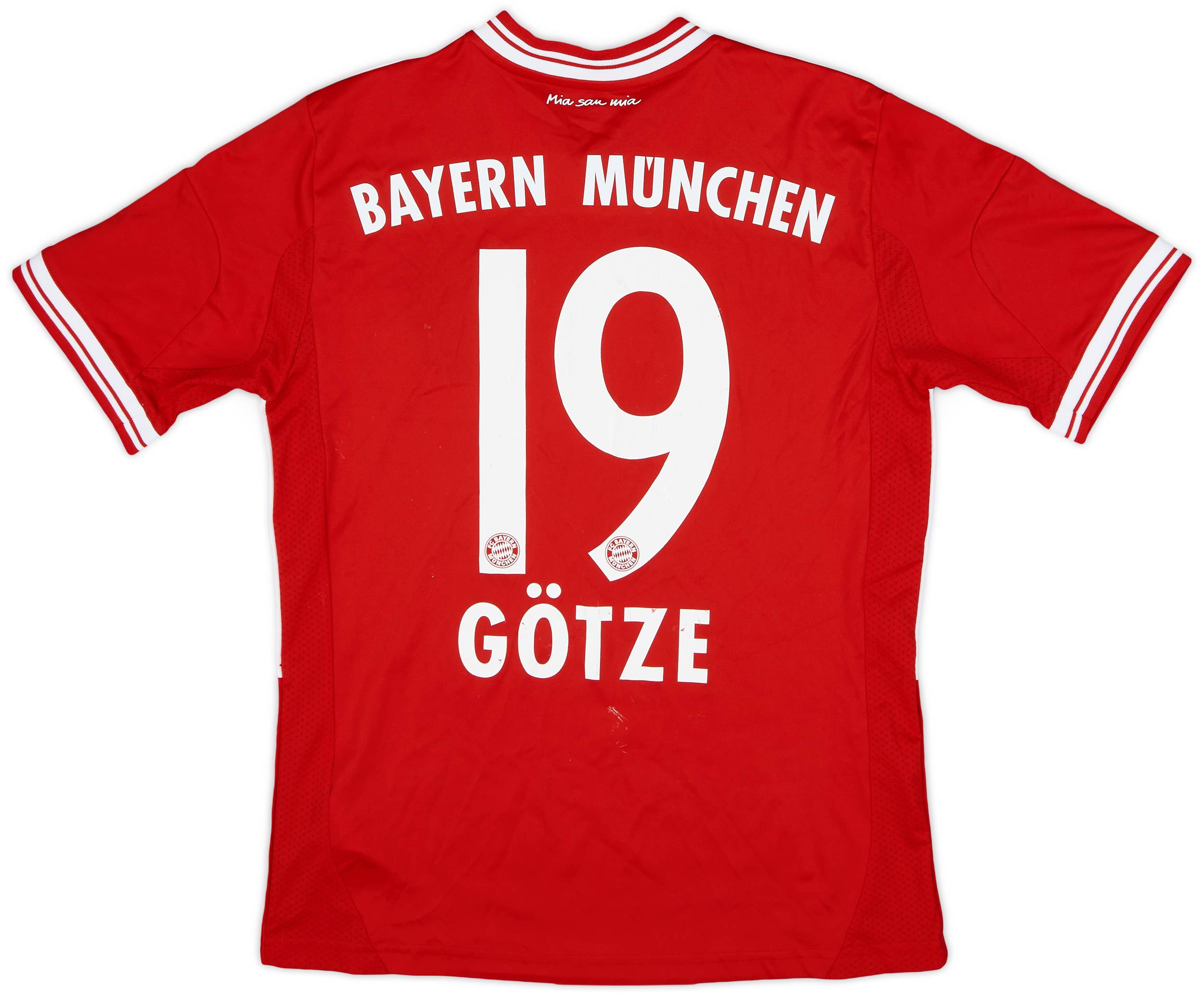 2013-14 Bayern Munich Home Shirt Gotze #19 - 6/10 - (L.Boys)