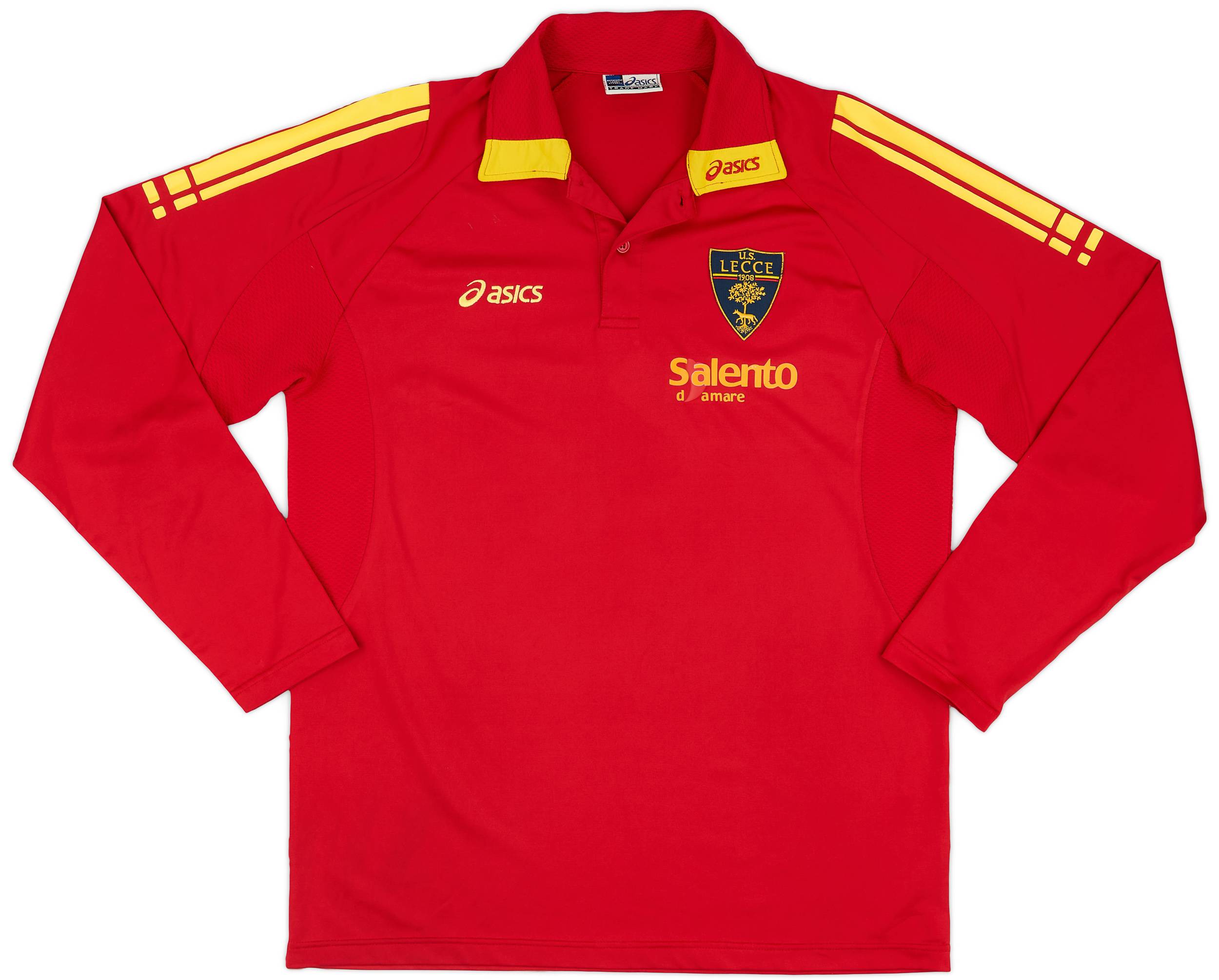 2006 07 Lecce Asics L S Polo Shirt 9 10 L