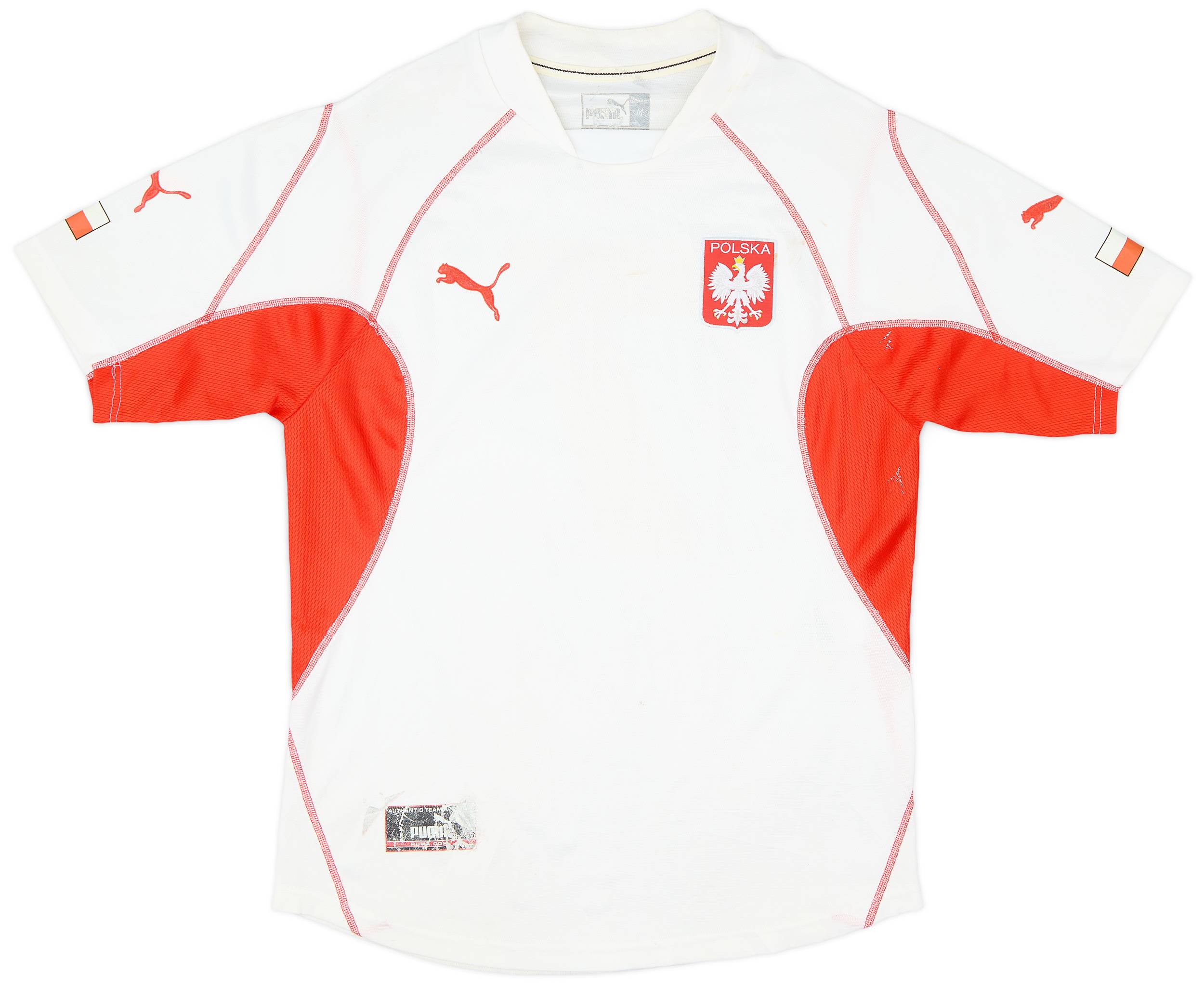 2002-04 Poland Home Shirt #7 - 3/10 - (M)