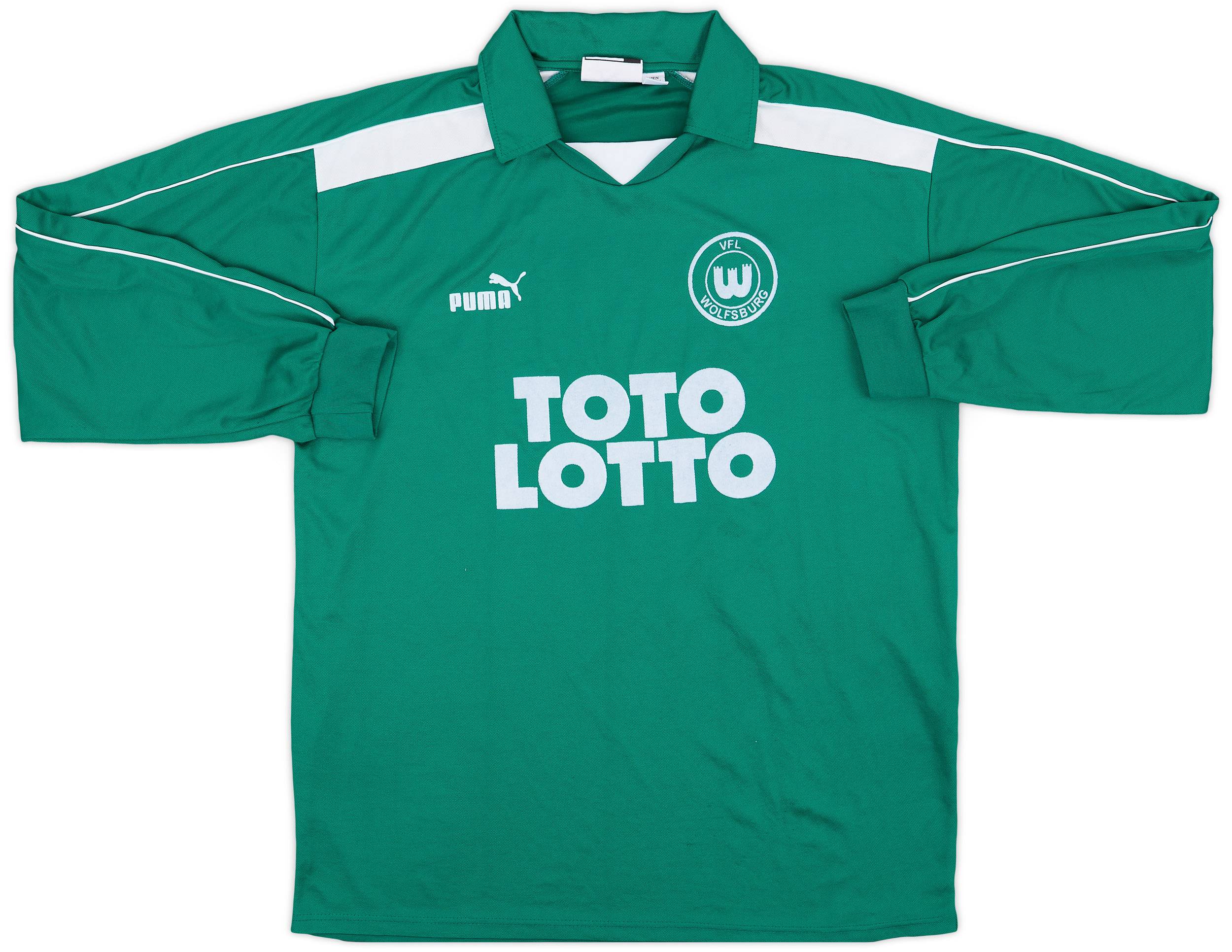 2000-02 Wolfsburg Jugend Match Issue Home L/S Shirt #3