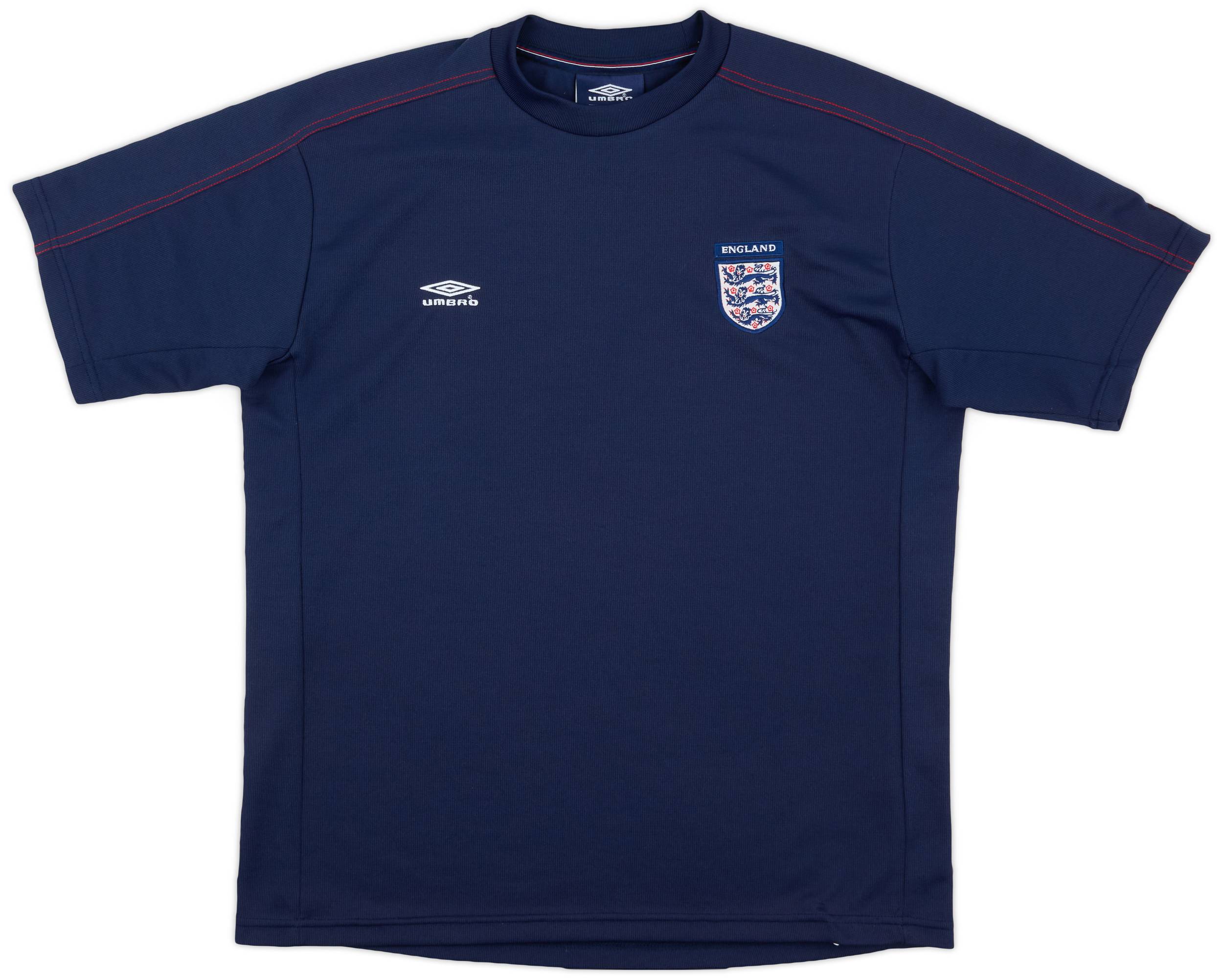 2000-01 England Umbro Training Shirt - 9/10 - (M)