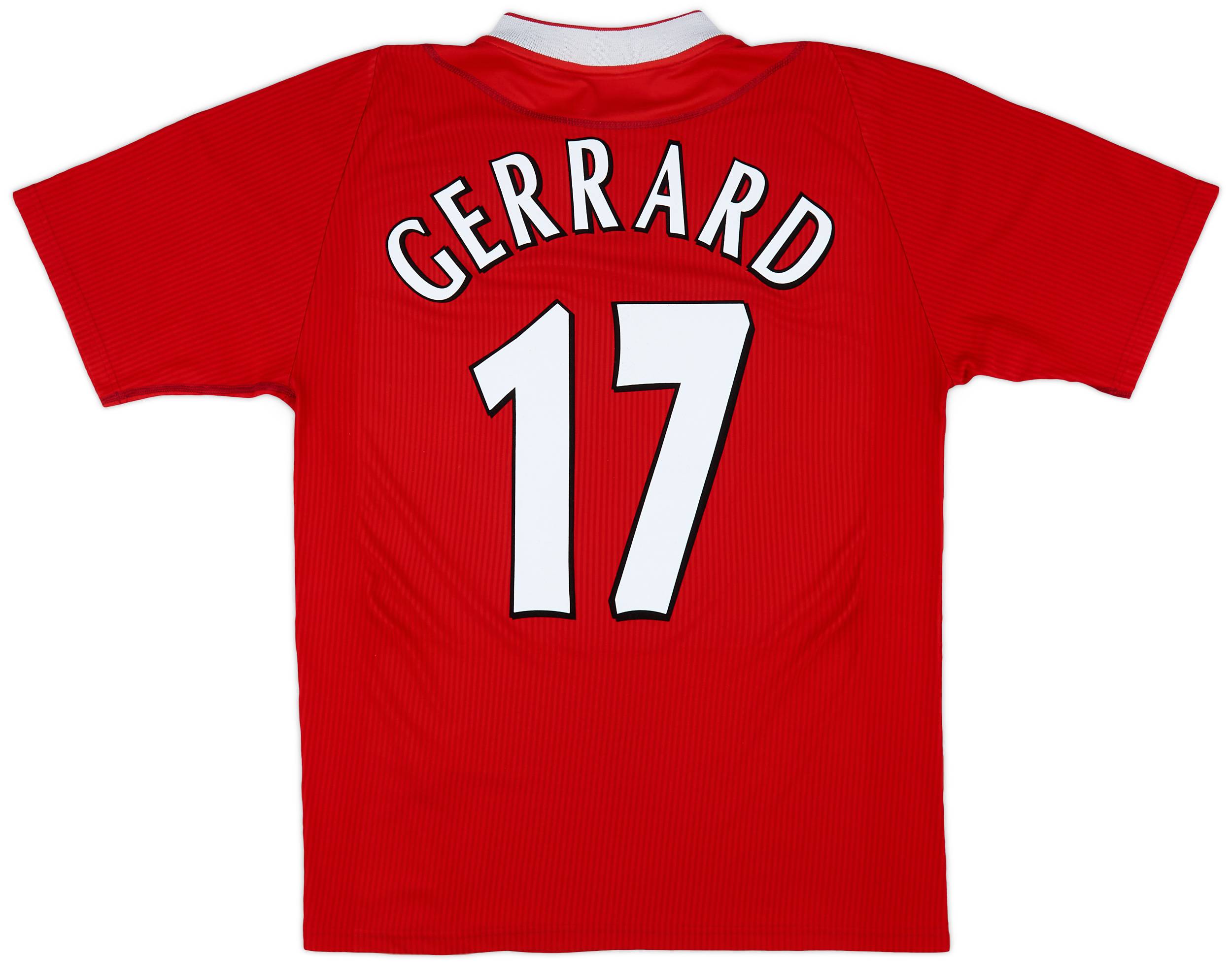 2002-04 Liverpool Home Shirt Gerrard #17 - 7/10 - (M)
