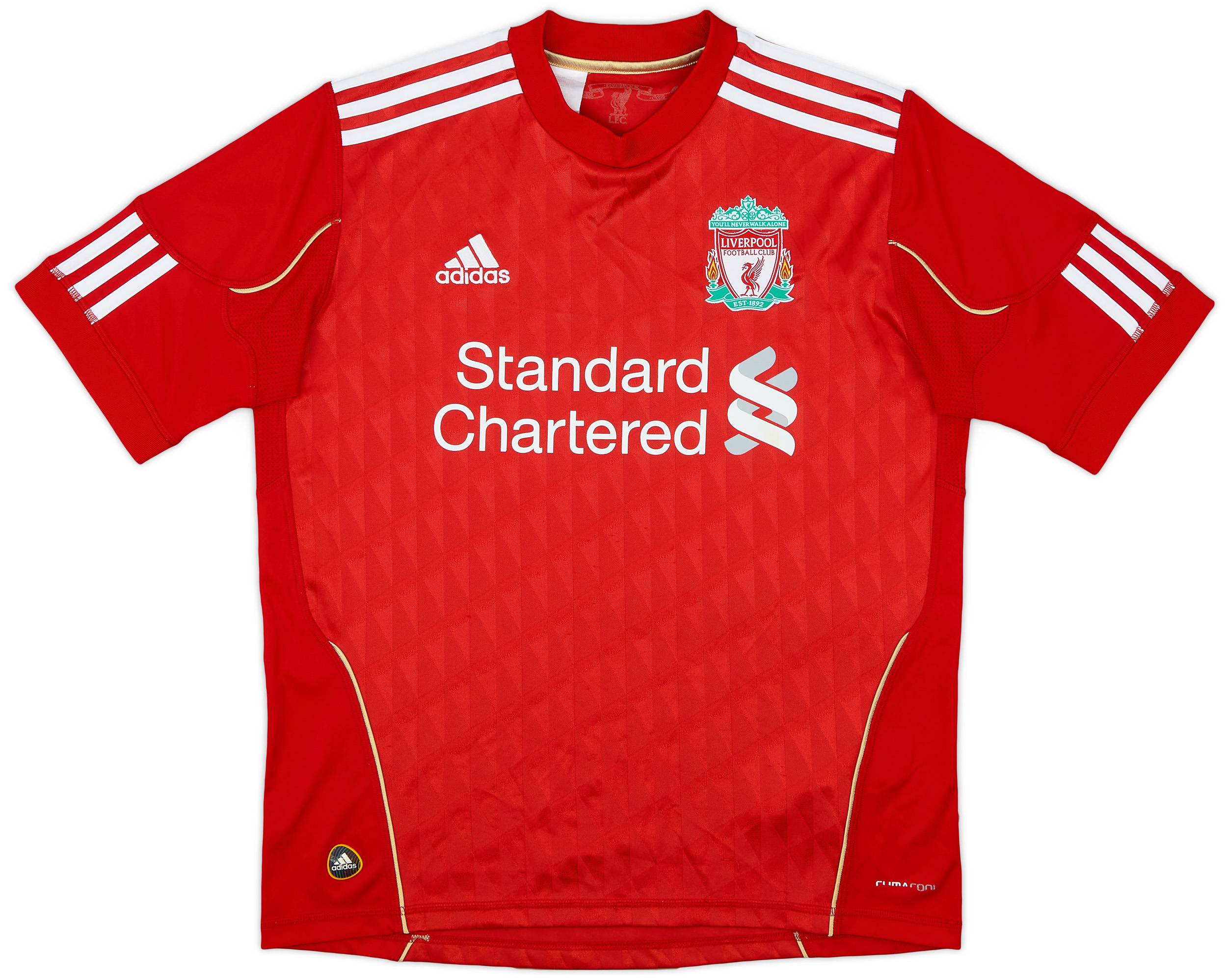 2010-12 Liverpool Home Shirt - 8/10 - (XL.Boys)