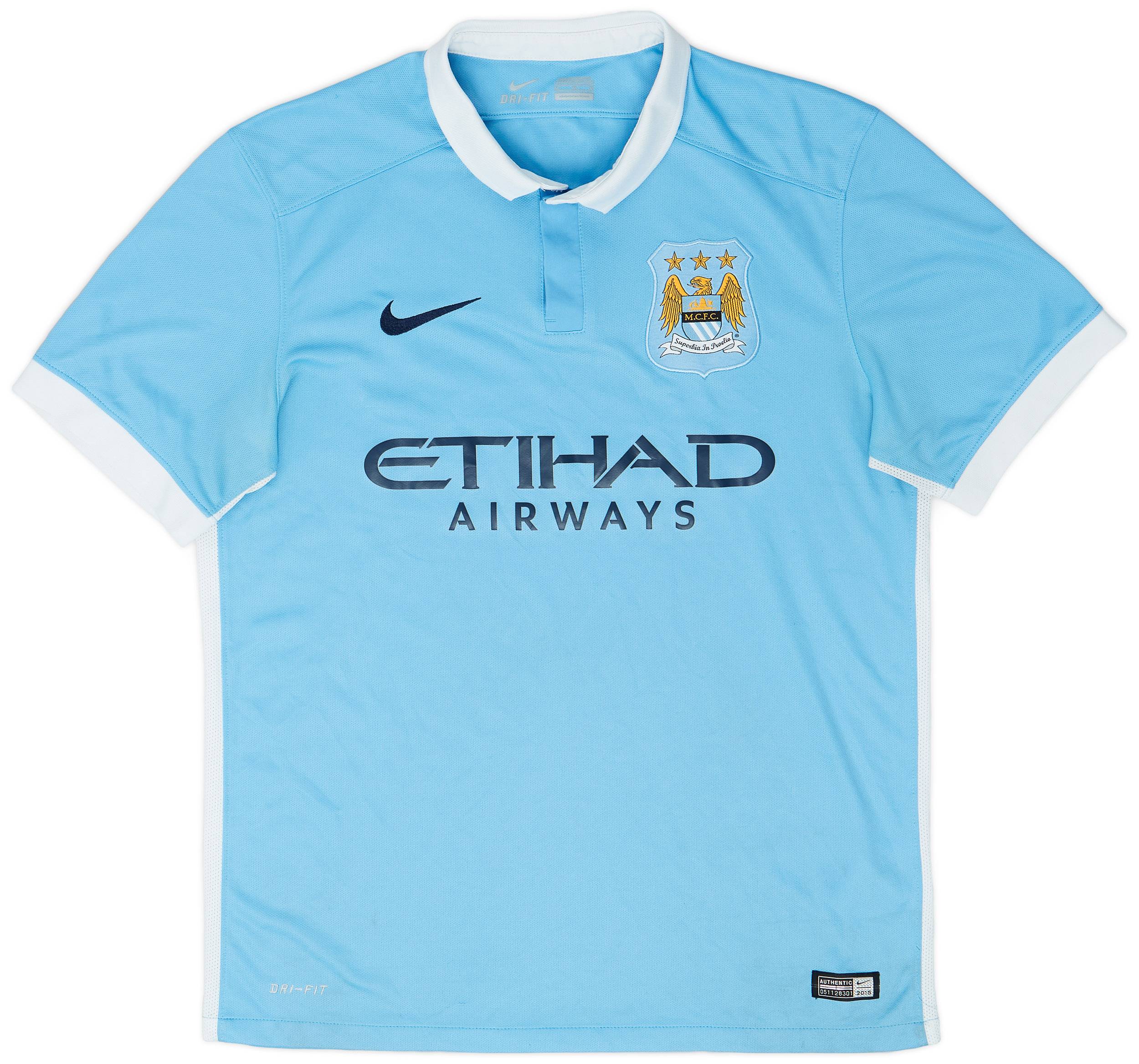 2015-16 Manchester City Home Shirt Zabaleta #5 - 8/10 - (M)