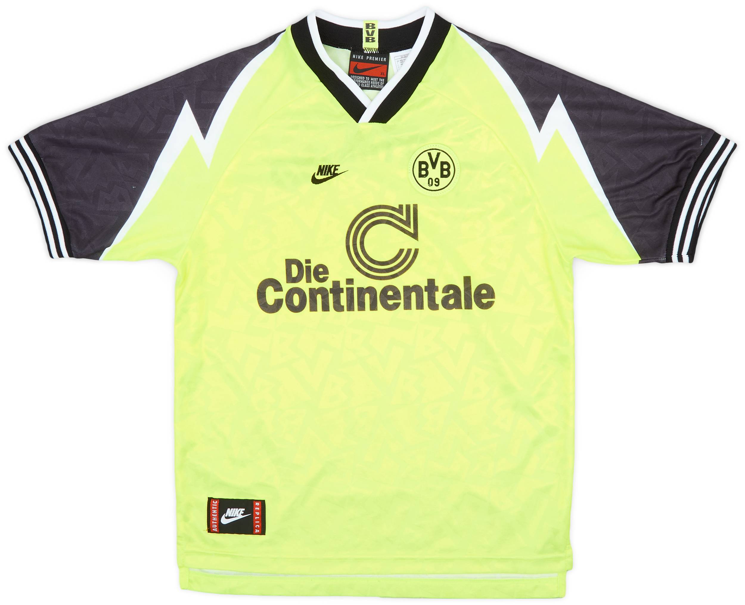 1995-96 Borussia Dortmund Home Shirt - 8/10 - (XL.Boys)
