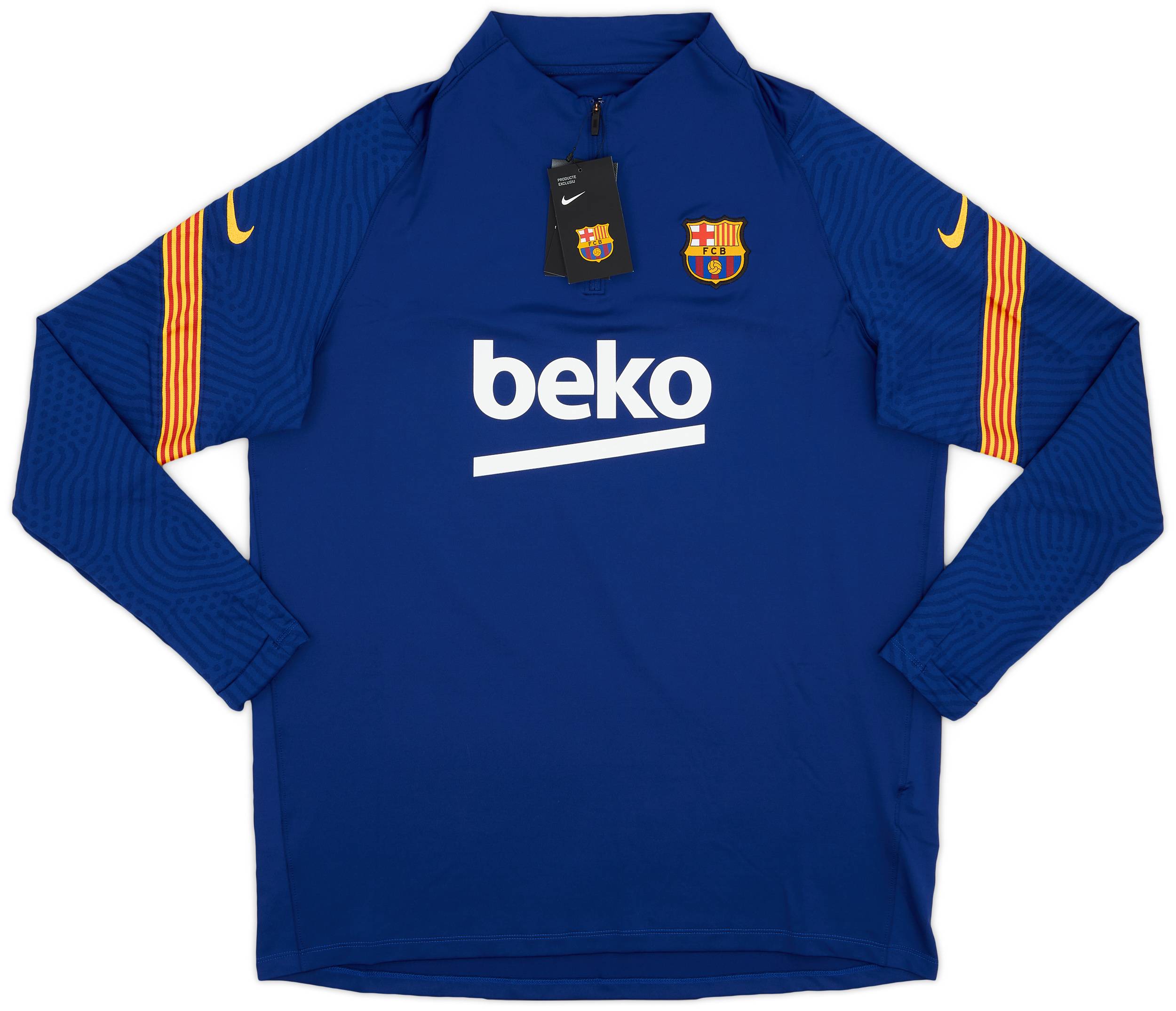 2020-21 Barcelona Nike 1/4 Zip Training Top (XL)