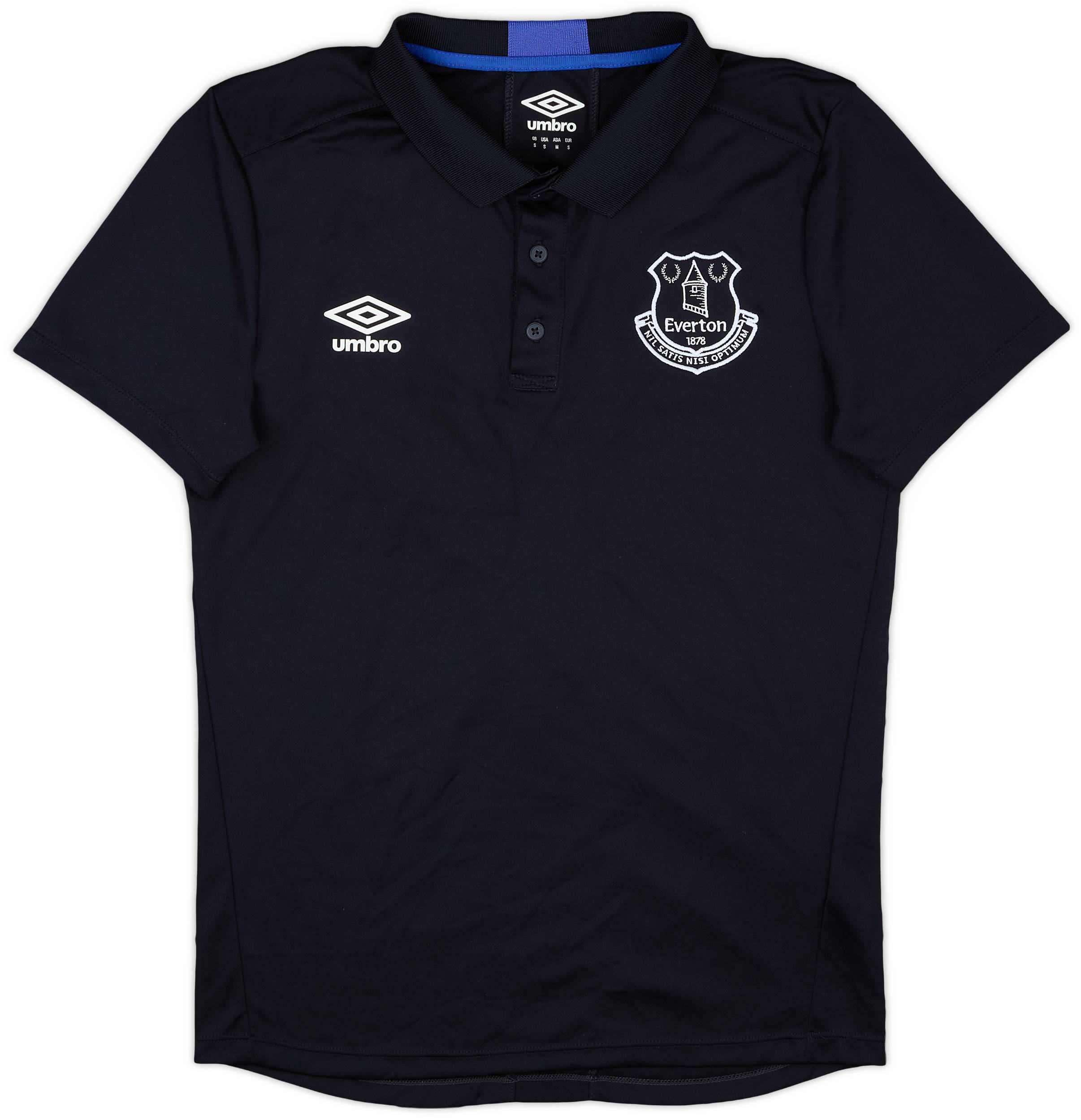 2017-18 Everton Umbro Polo Shirt - 9/10 - (S)