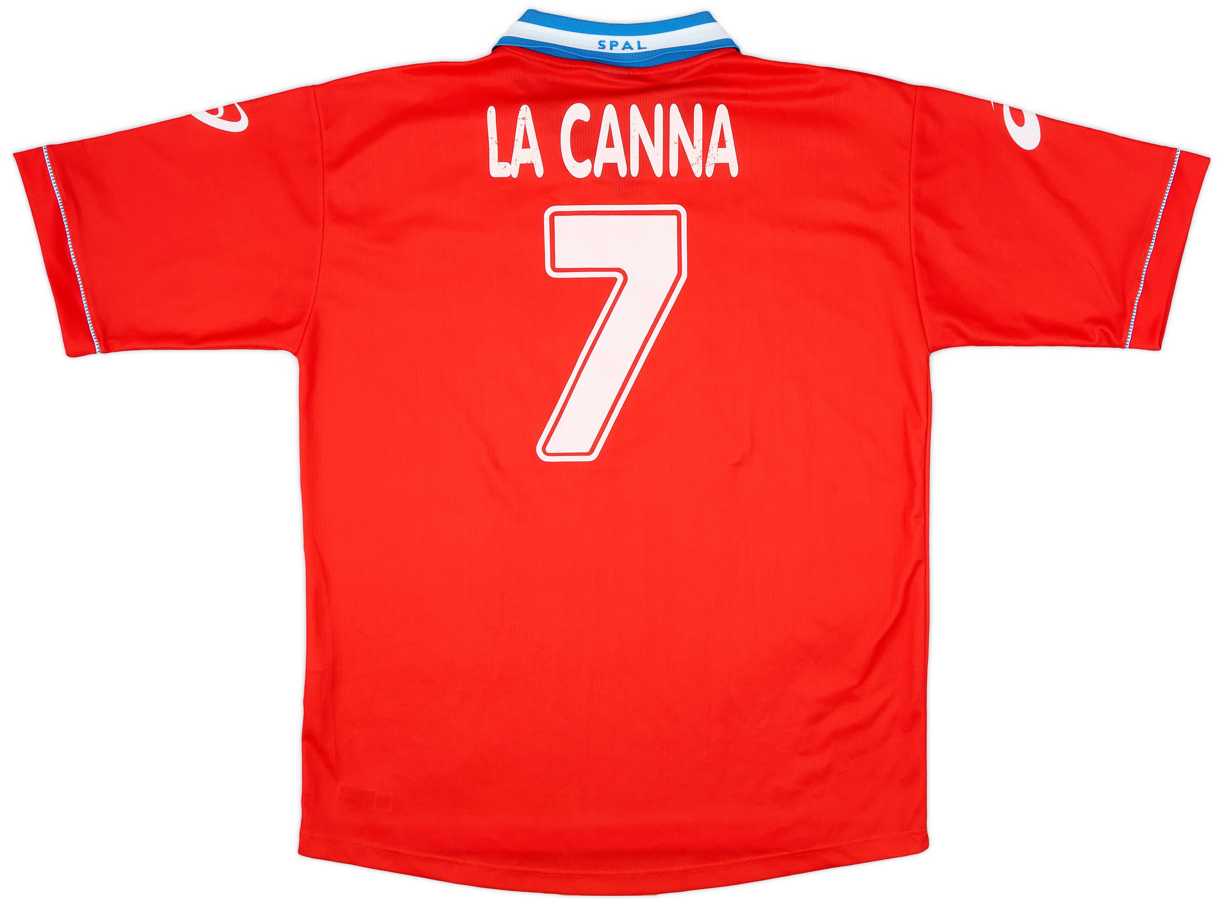 2002-03 SPAL Away Shirt La Canna #7 - 7/10 - (L)