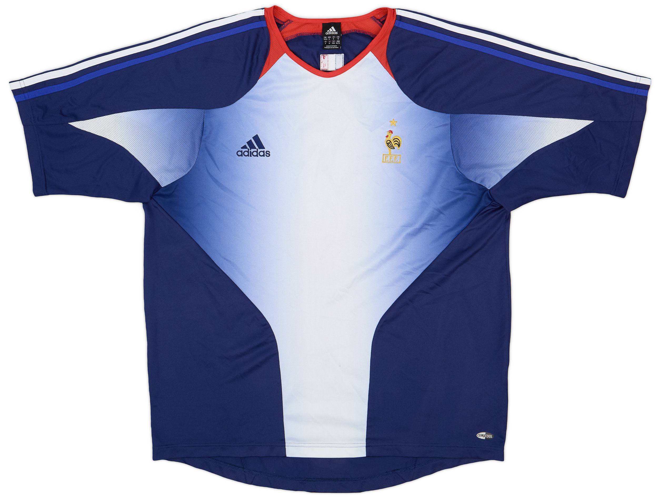 2004-06 France adidas Training Shirt - 8/10 - (XXL)